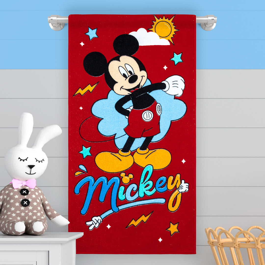 Toalla Infantil 320 Gramos Aventura Con Mickey