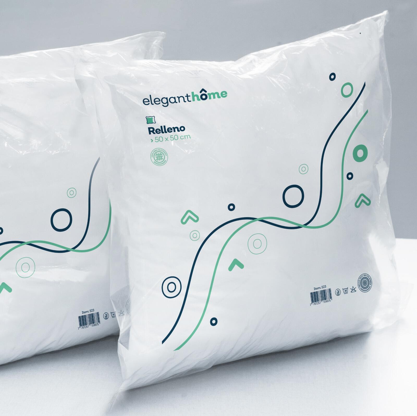 Dúo Relleno Para Cojin 50 X 50 Cm Blanco