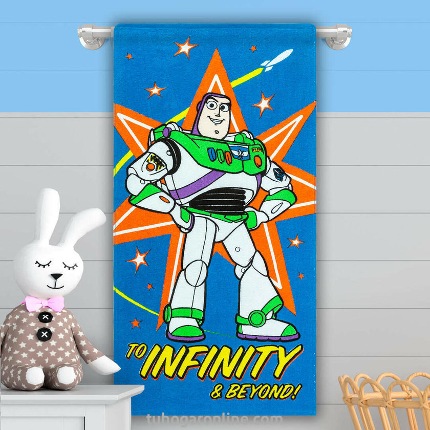 Toalla Infantil 320 Gramos Buzz Lightyear Al Infinito Y Más Allá Absorbente