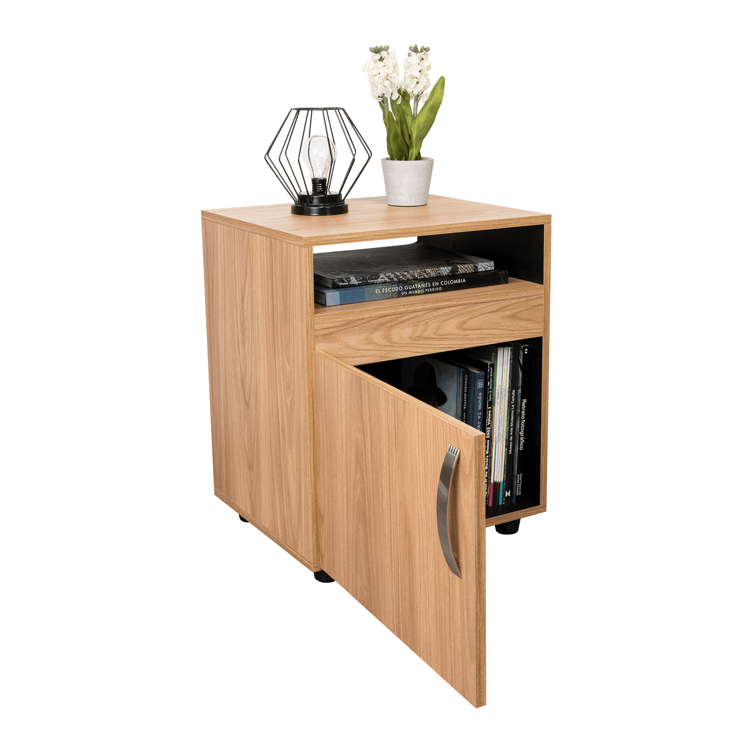 Mesa De Noche Barilo 1P 55X45X40 Rta Fresno Eu Wengue