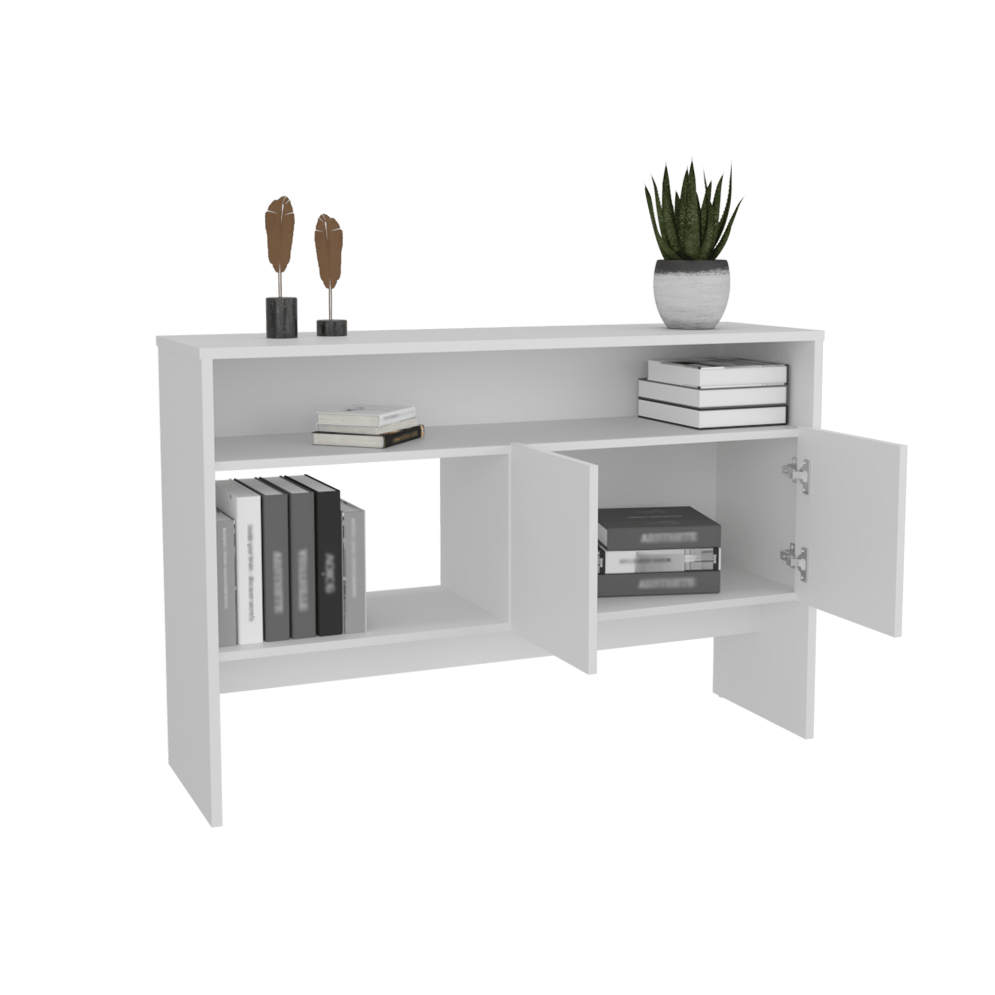 Arrimo Bellagio 80X120X35 2P Rta Blanco Zf