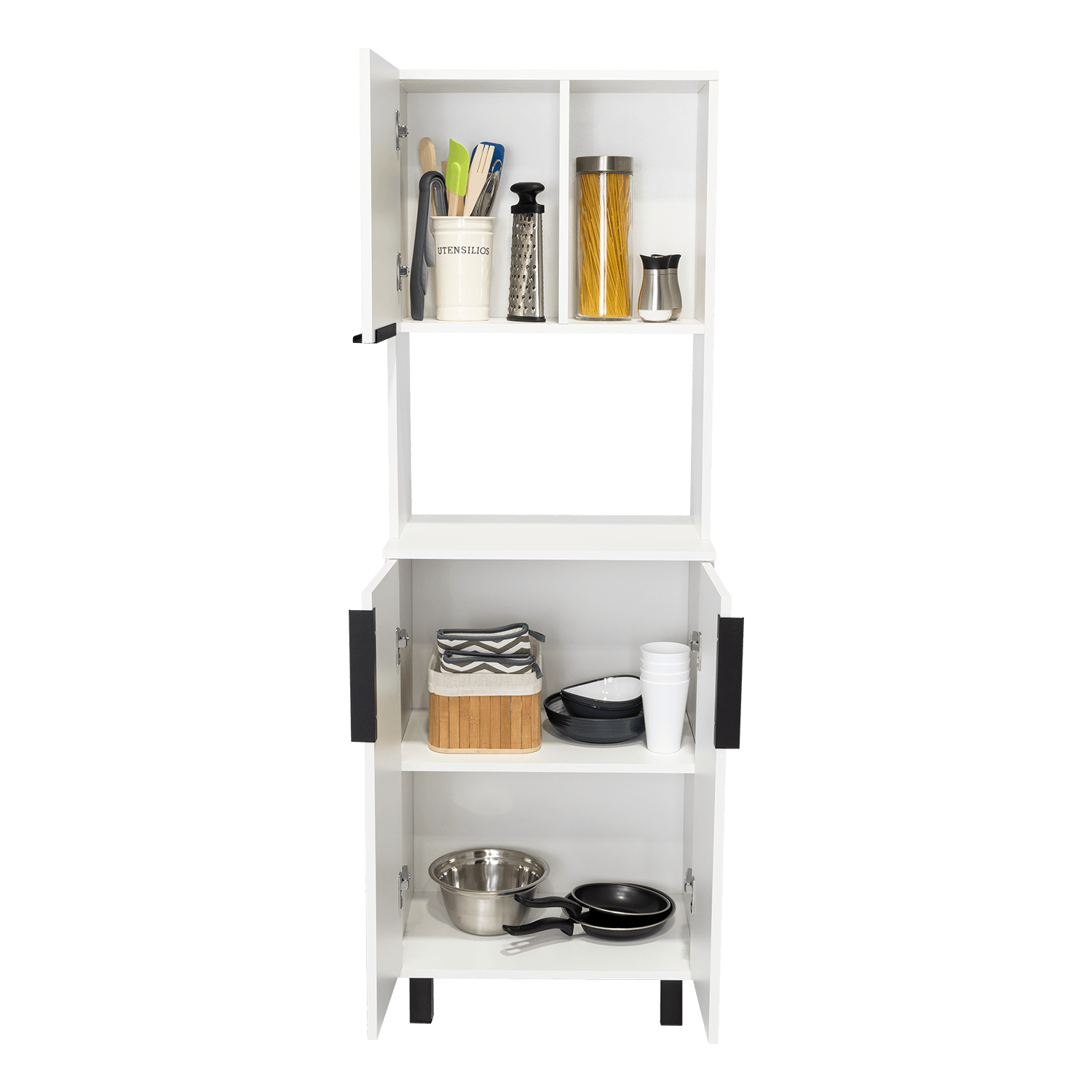 Alacena Oshawa 160X54X35,2 Rta Blanco Zf