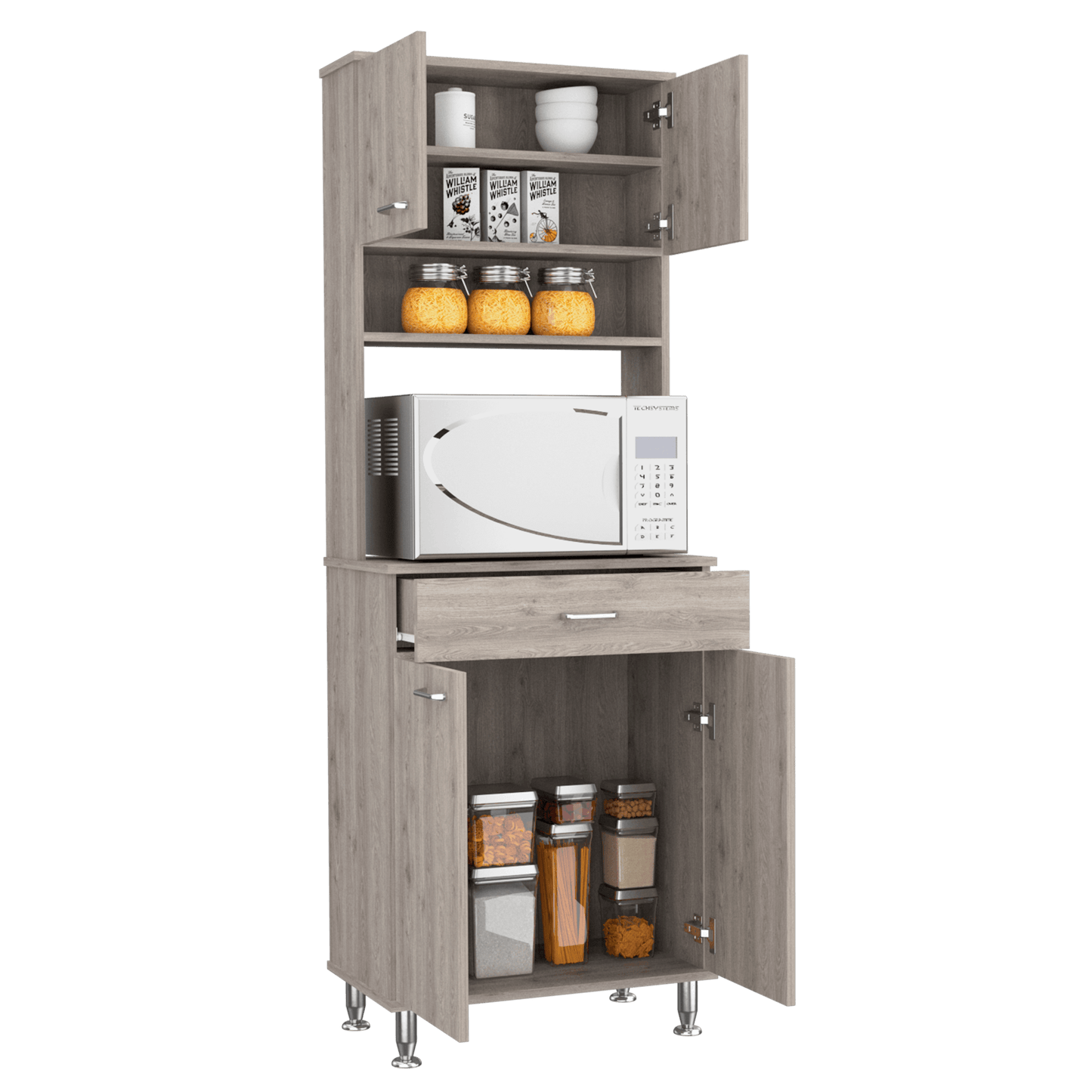 Mueble Alacena Della 60X169X35 Rta Bardolino Zf