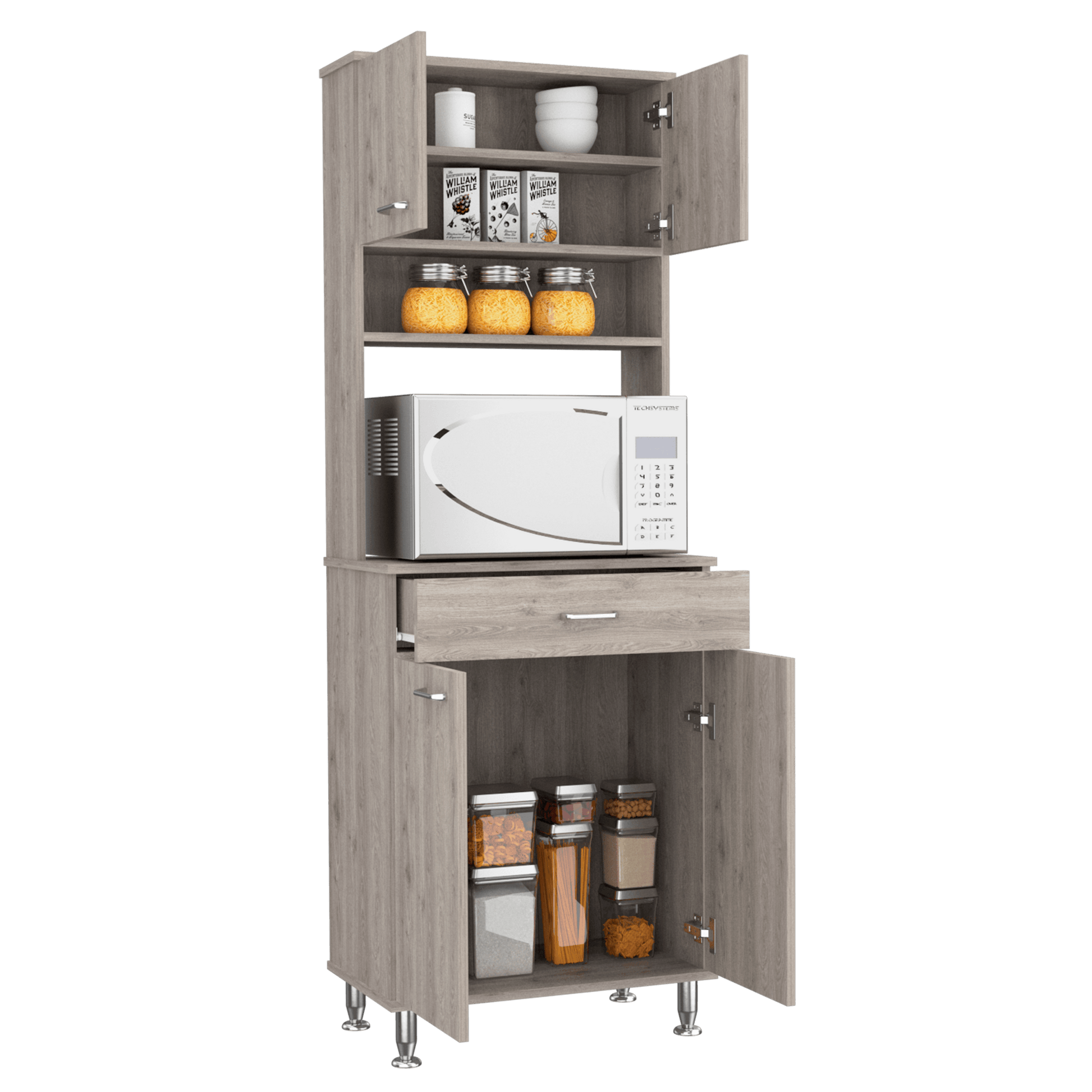 Mueble Alacena Della 60X169X35 Rta Bardolino Zf