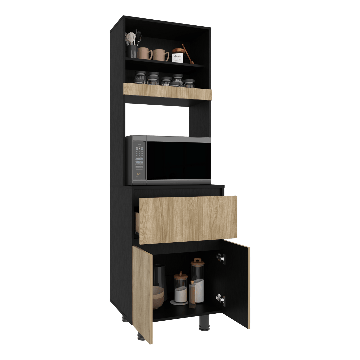 Alacena Express 194X60,2X51,8 Rta Wengue Fresno Eu Zf