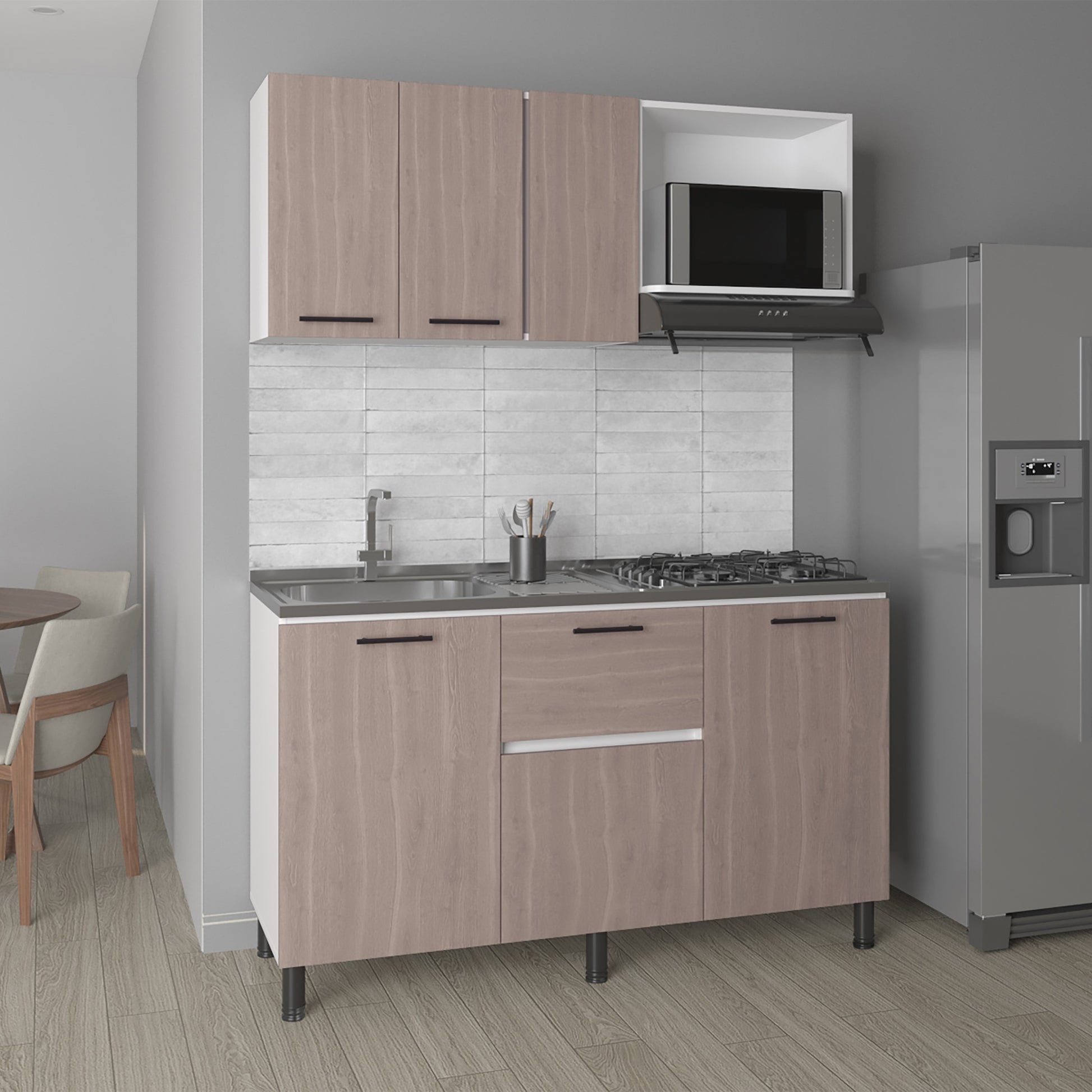 Cocina 150 Paoli Izq Rta Bardolino Blanco