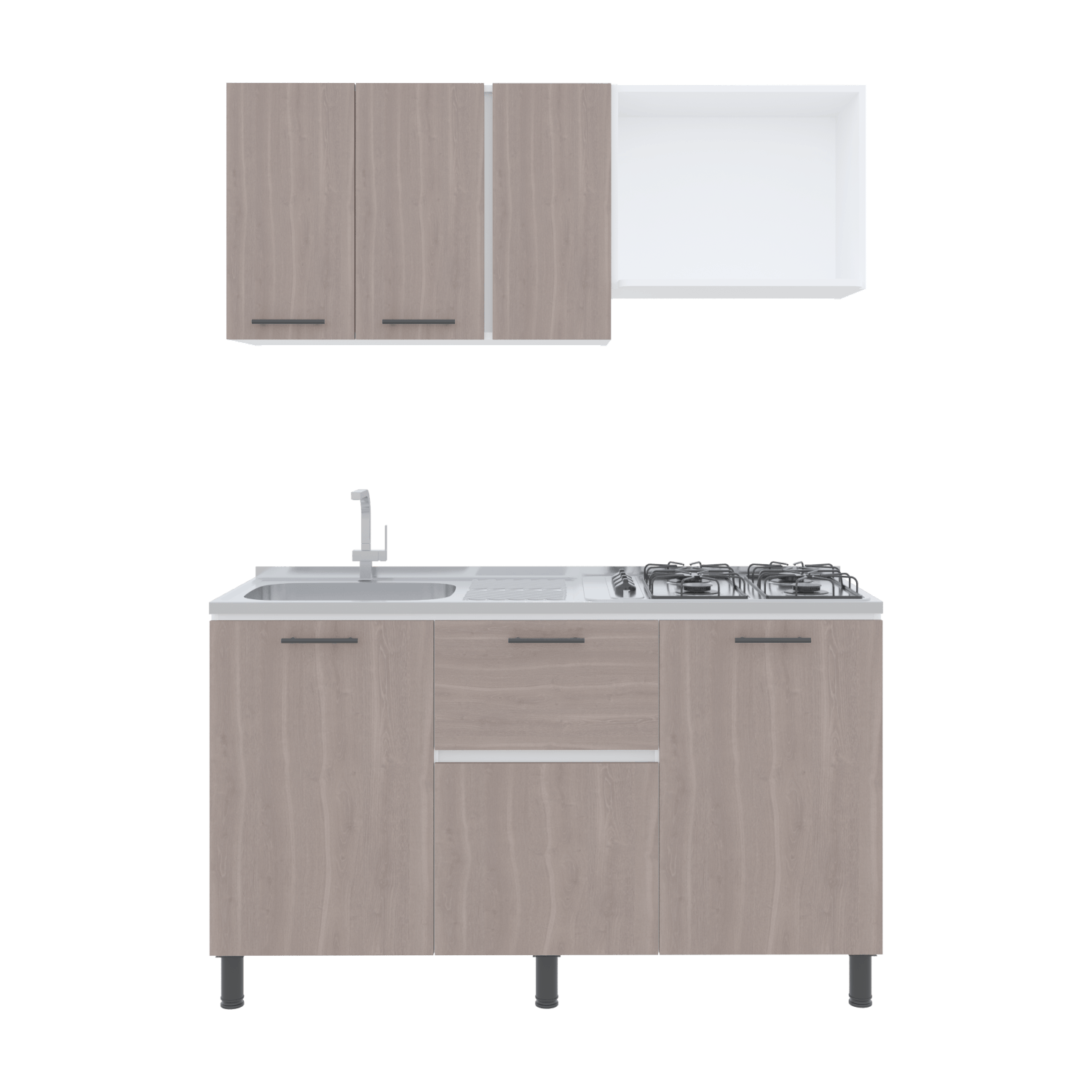 Cocina 150 Paoli Izq Rta Bardolino Blanco