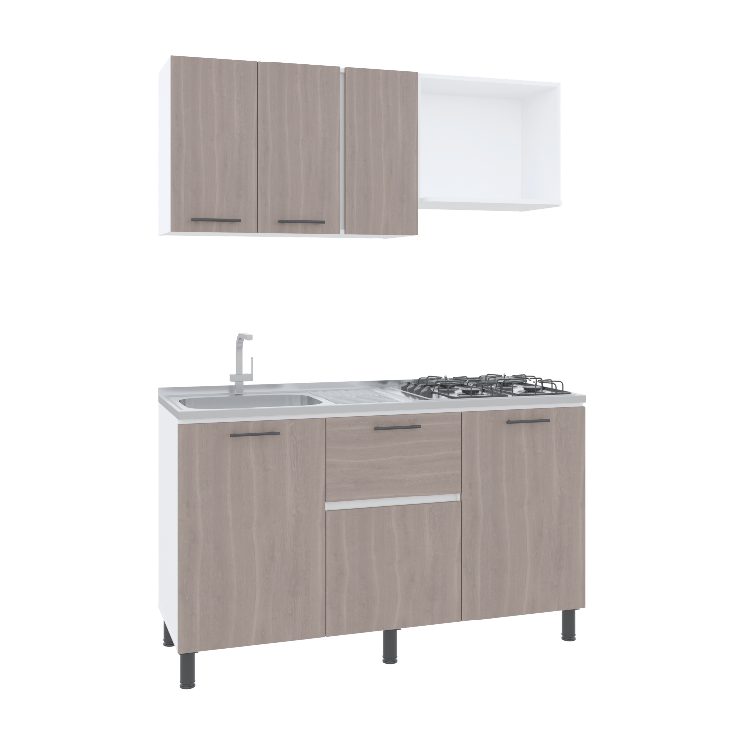 Cocina 150 Paoli Izq Rta Bardolino Blanco
