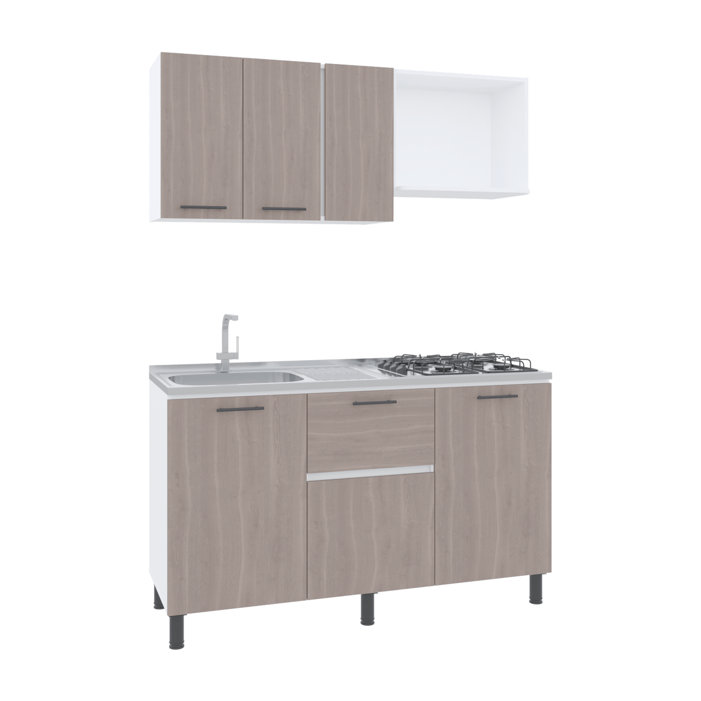 Cocina 150 Paoli Izq Rta Bardolino Blanco