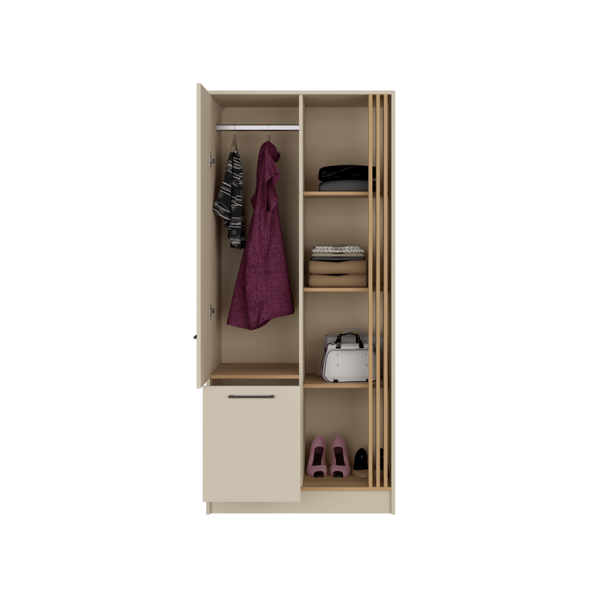 Closet Vance 180X80X52 Rta Capri Fresno Eu