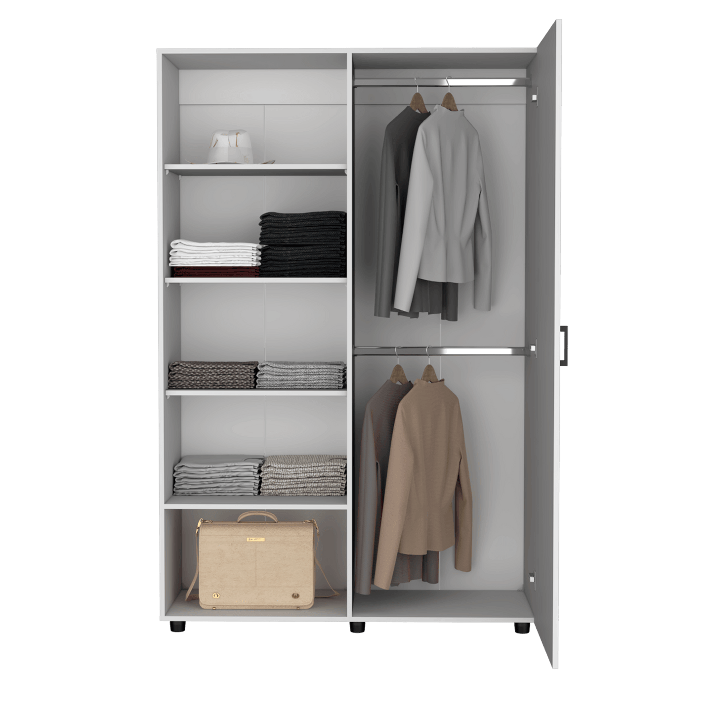 Closet Eco 184X120X46 Rta Blanco Zf
