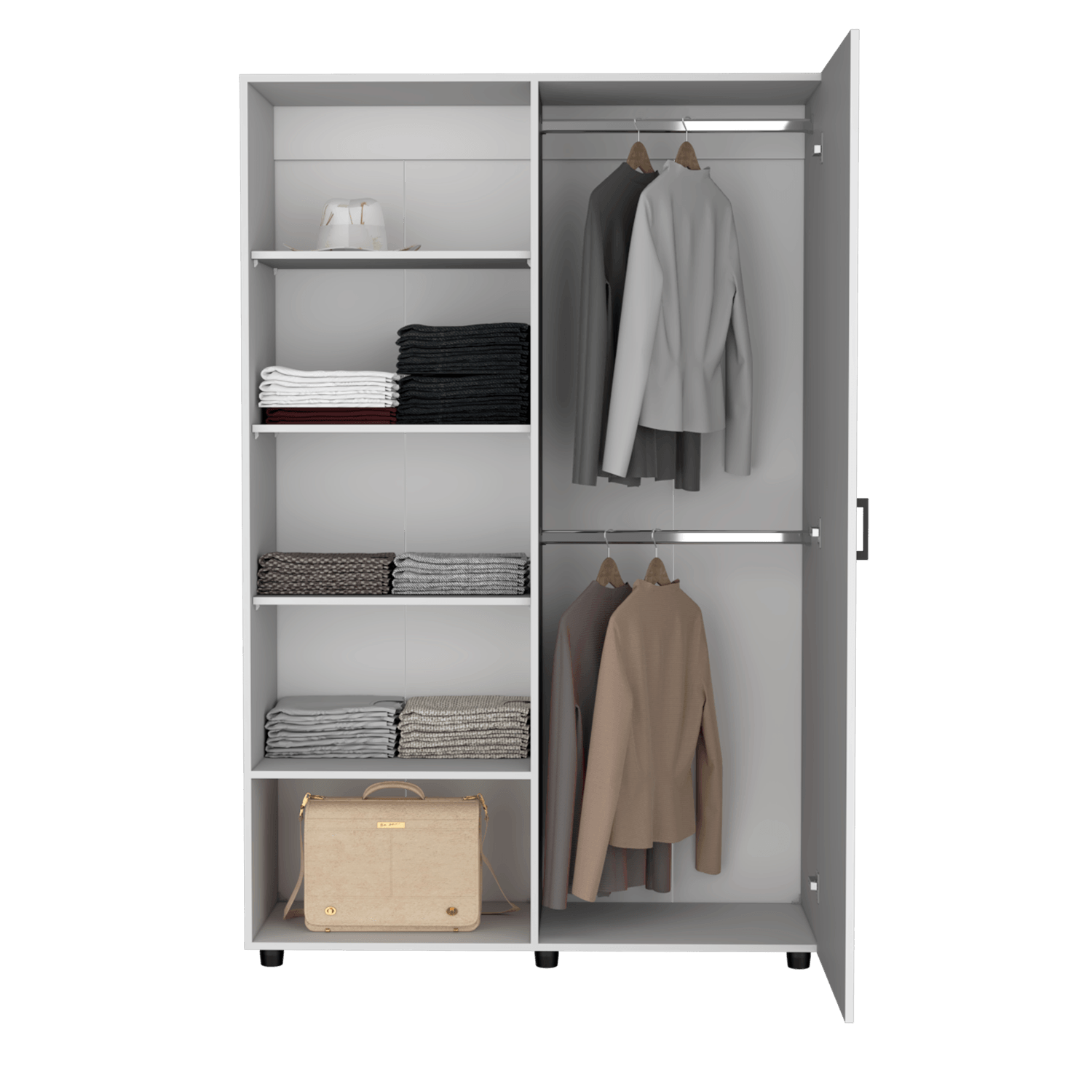 Closet Eco 184X120X46 Rta Blanco Zf