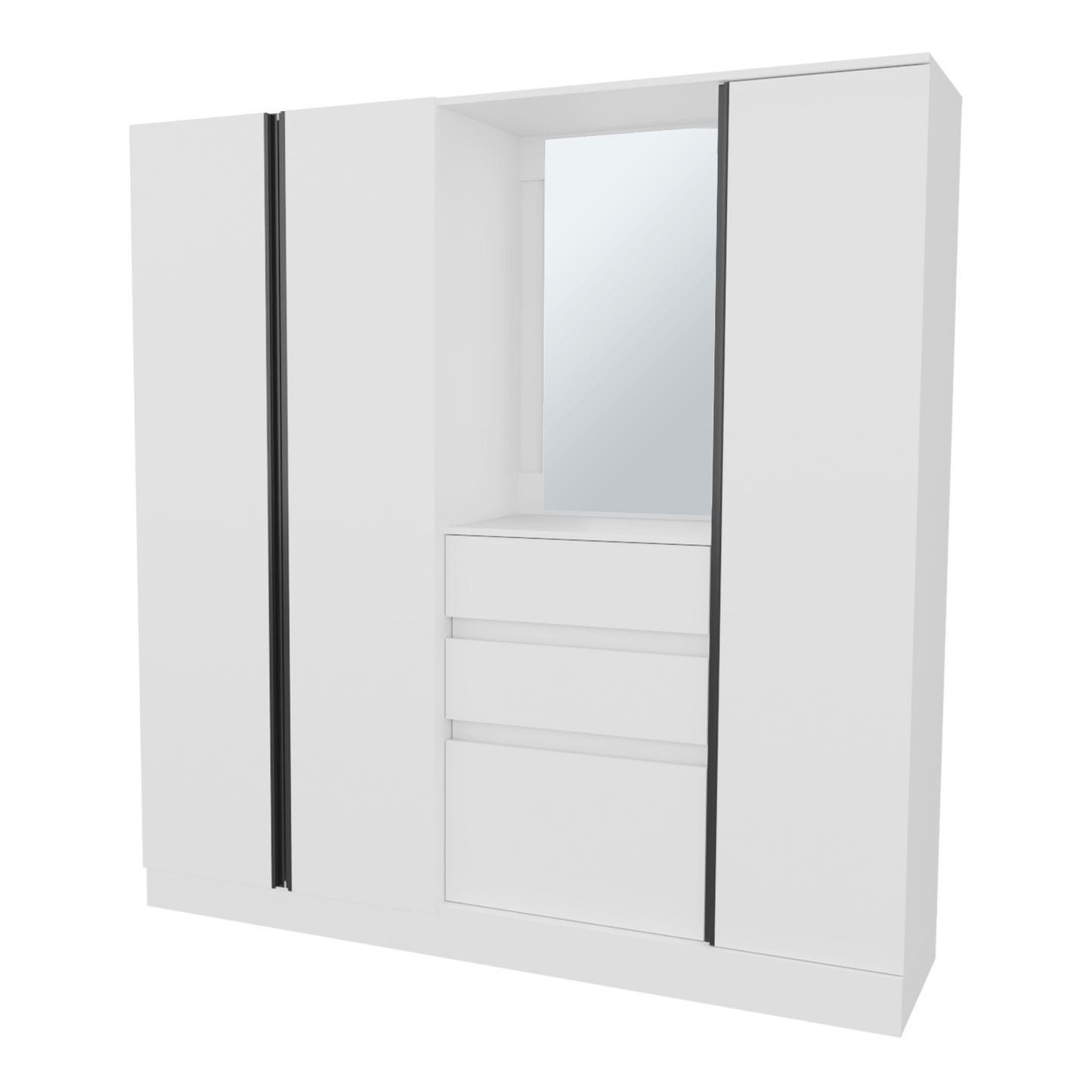 Closet  Kamelot 180 186X177X48,3 Rta Blanco Zf