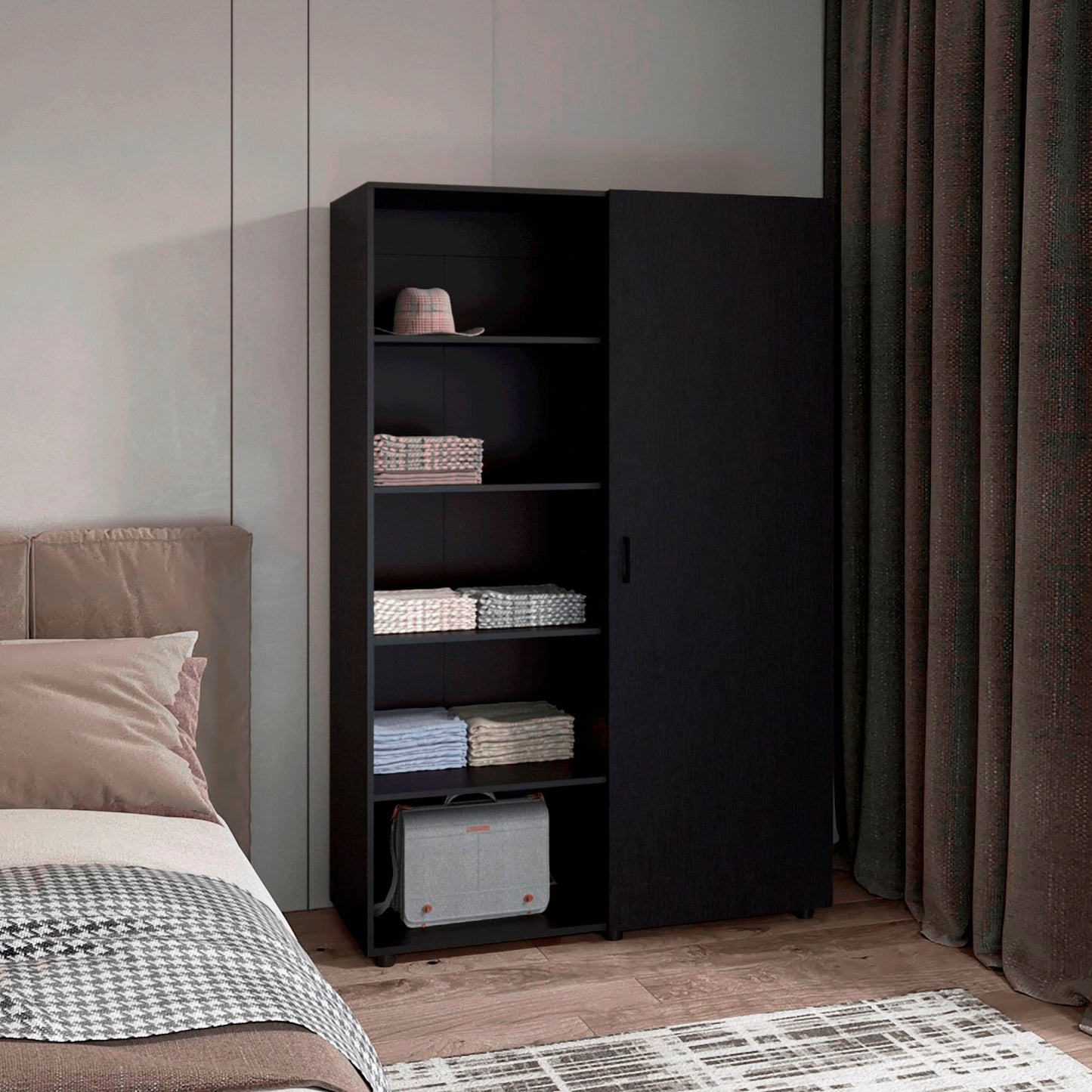 Closet Eco 184X120X46 Rta Wengue Zf