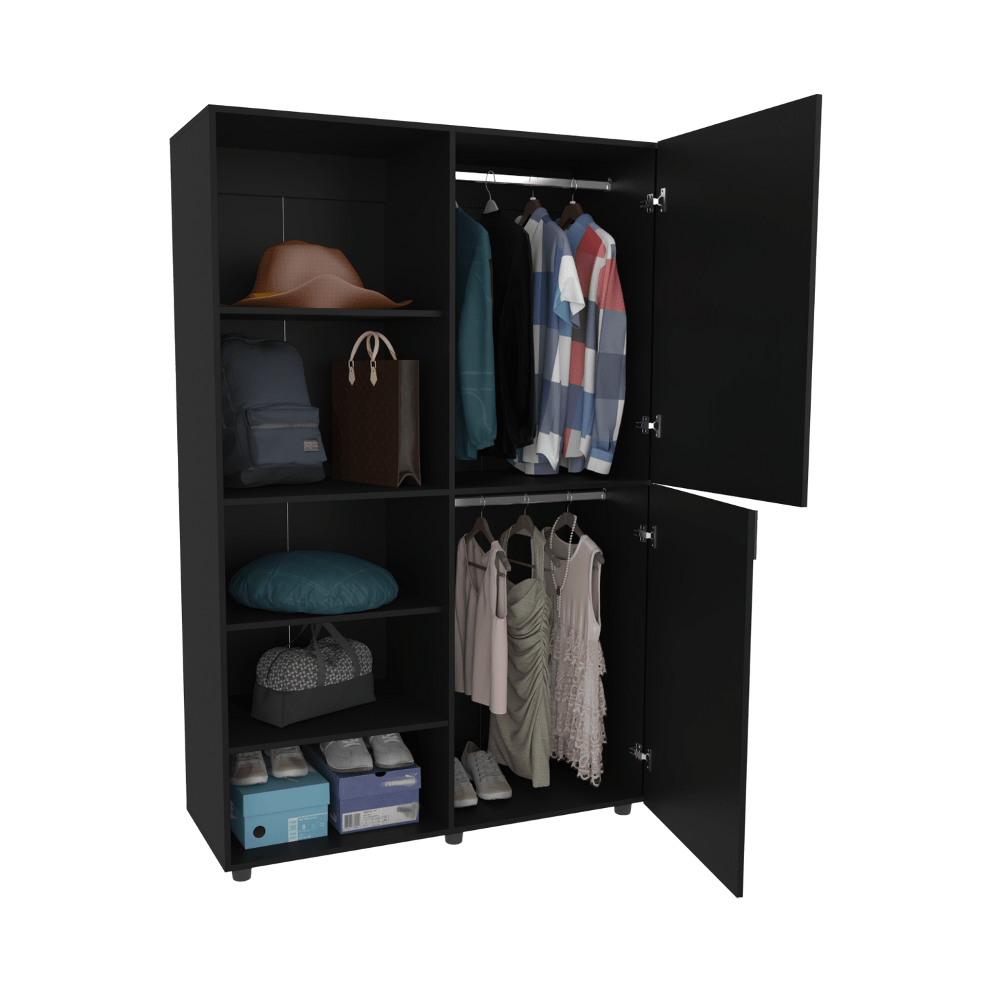 Closet Eco 120 184X120X46 Rta Wengue Zf