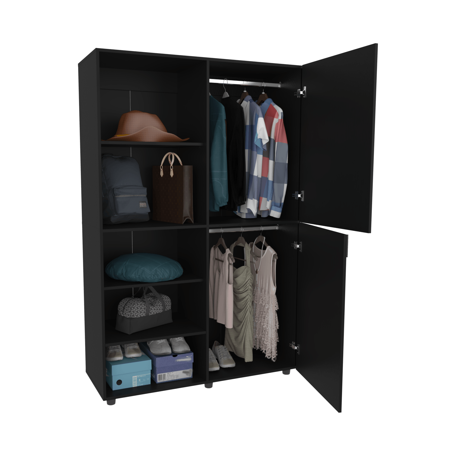 Closet Eco 120 184X120X46 Rta Wengue Zf