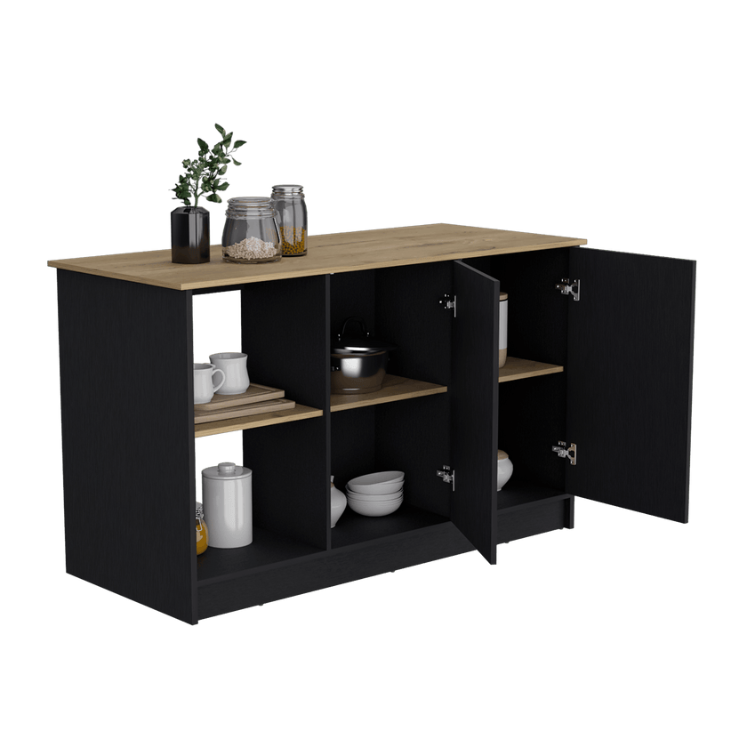 Isla De Cocina Juniper 90 X 150 Rta Wengue Macadamia