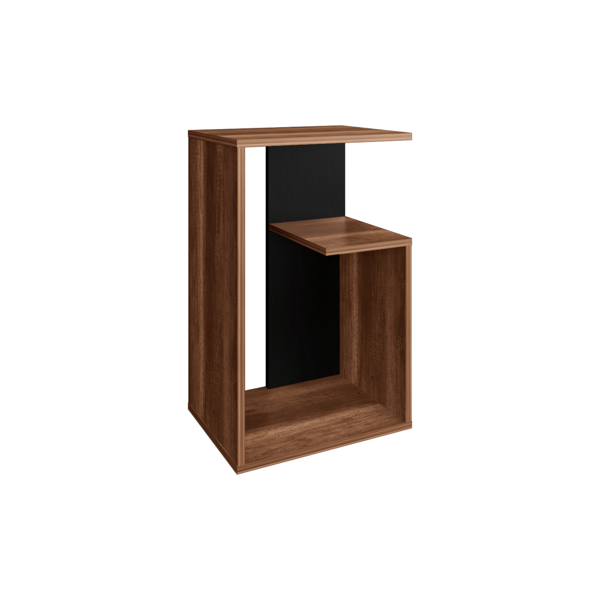 Mesa Auxiliar Everett 63X39X30 Rta Caramelo Wengue Zf