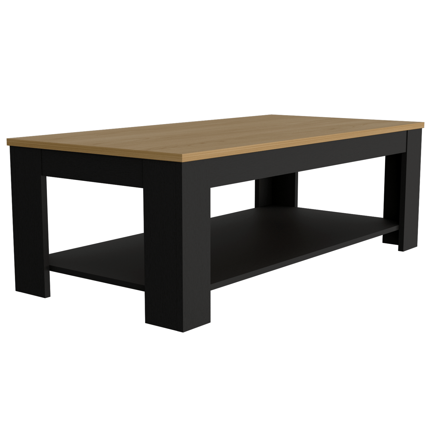 Mesa De Centro Cecil 41X120X60 Rta Wengue Fresno