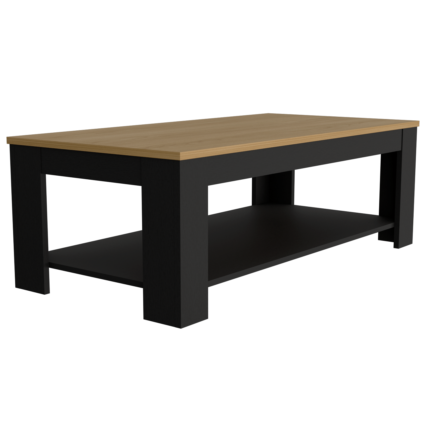 Mesa De Centro Cecil 41X120X60 Rta Wengue Fresno