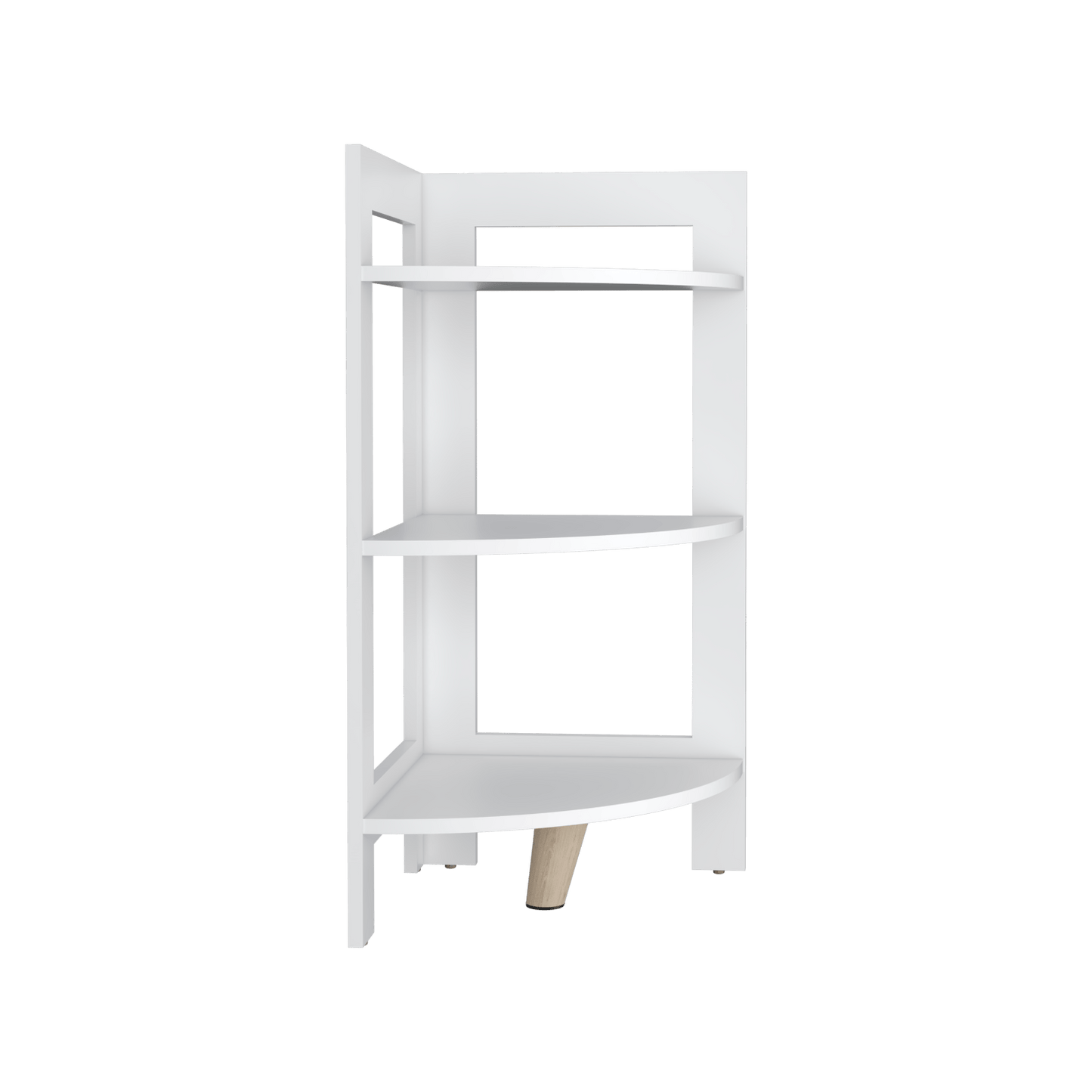 Mesa Auxiliar Esquinera Riga 80 X 39 Rta Blanco Zf