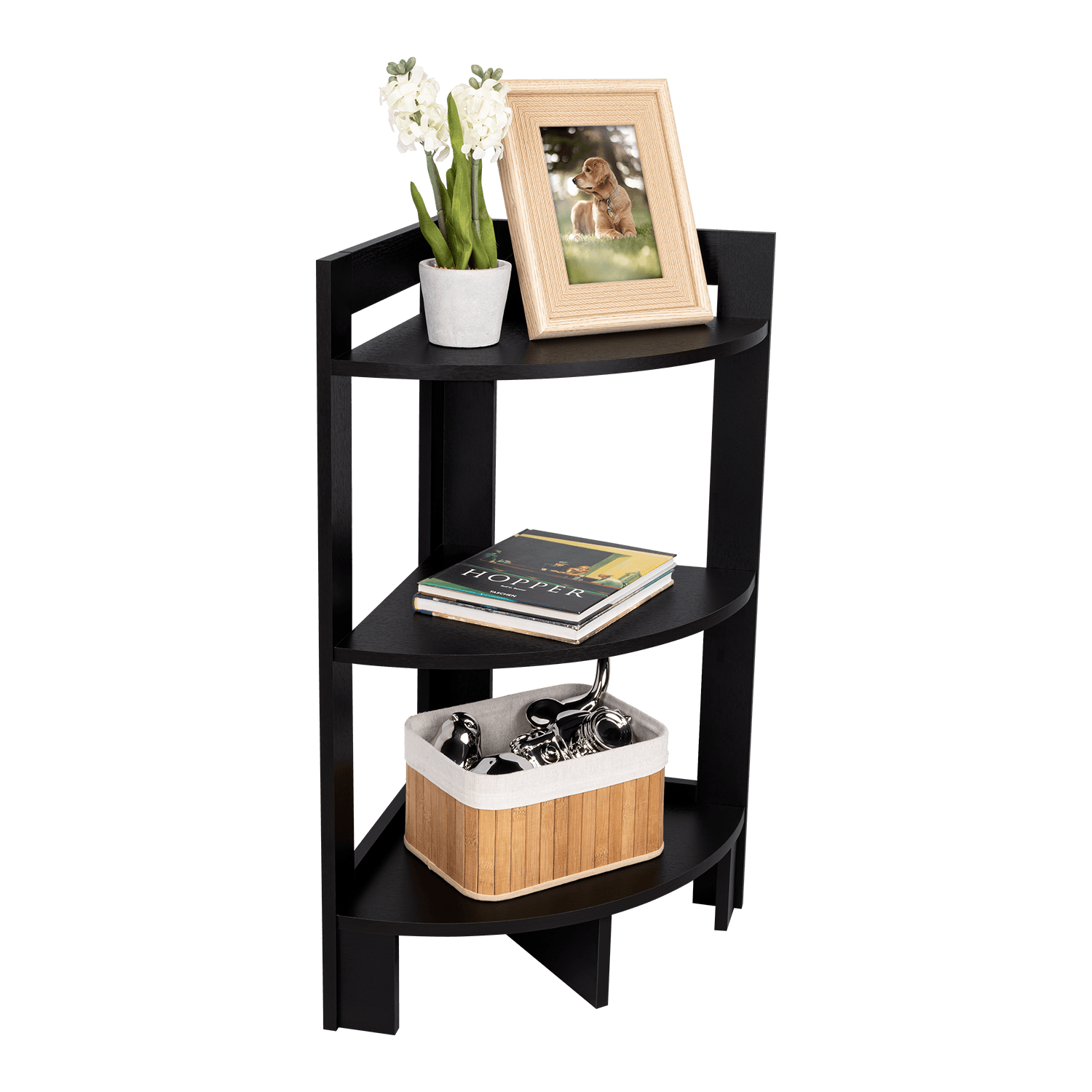 Mesa Auxiliar Esquinera Riga 80 X 39 Rta Wengue Zf