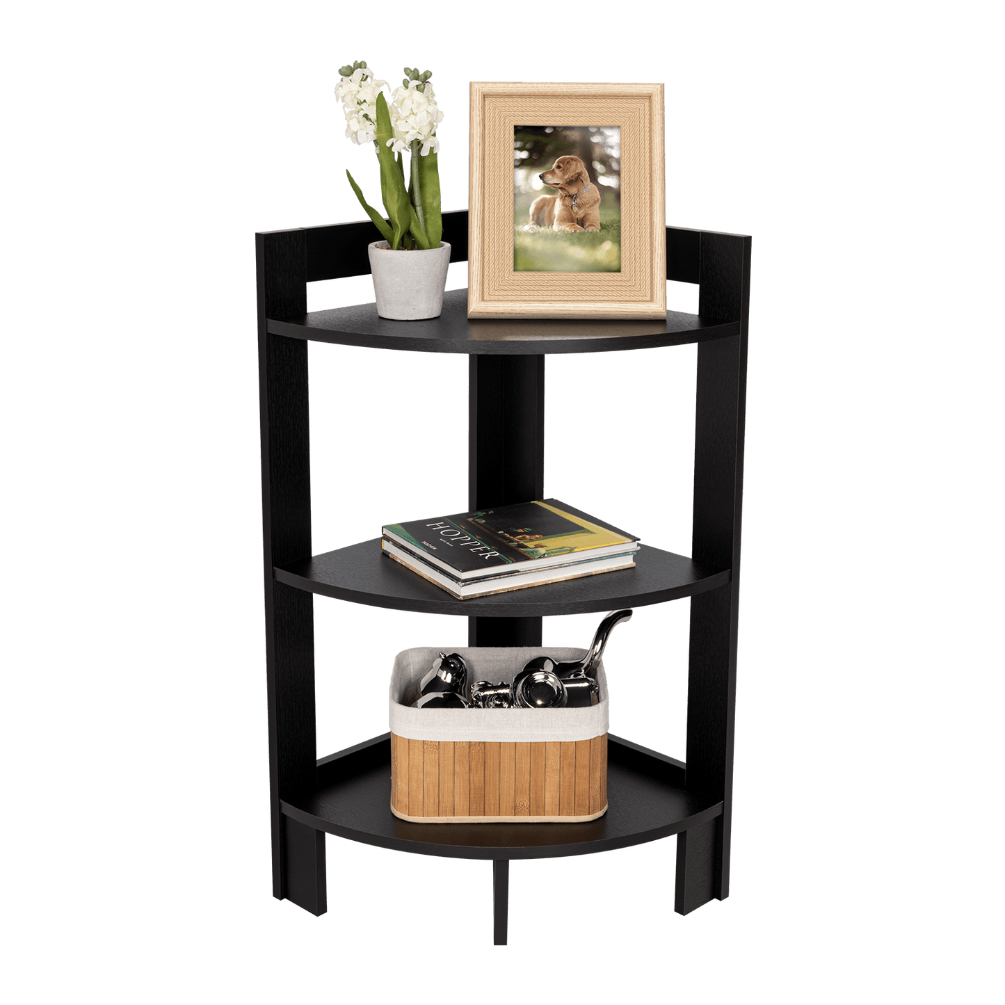 Mesa Auxiliar Esquinera Riga 80 X 39 Rta Wengue Zf