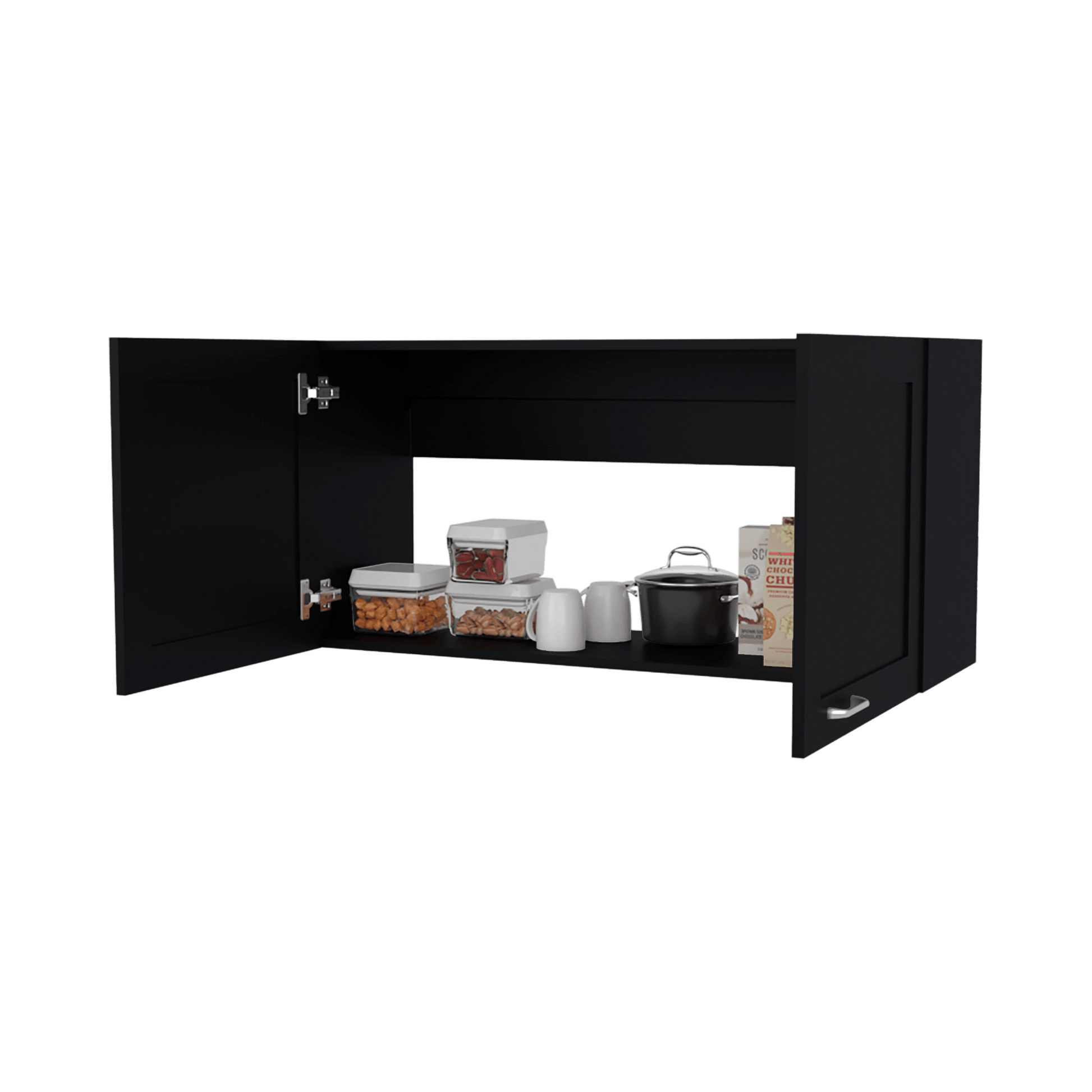 Gabinete De Pared Zurich 49X100X32 Rta Wengue Zf