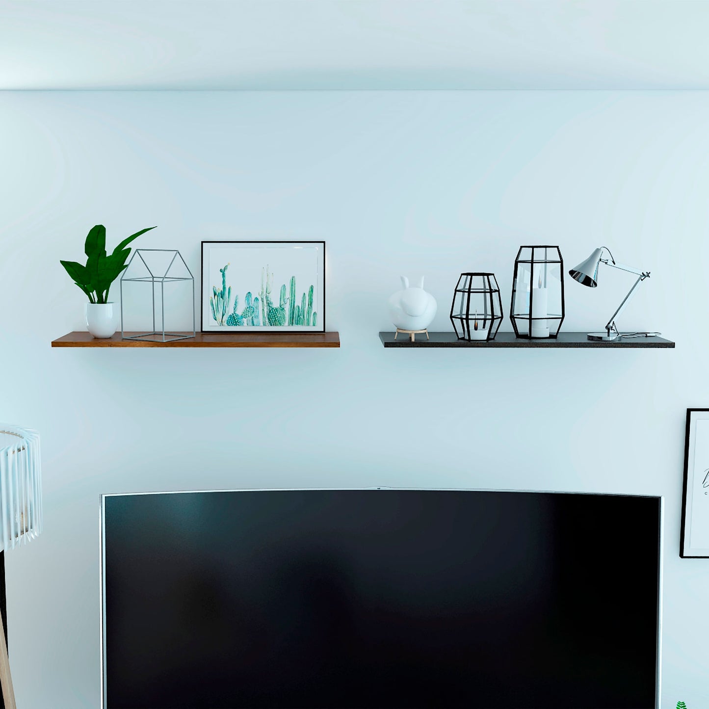 Repisa Wall Z 160X25 Classic Rta Caramelo Wengue