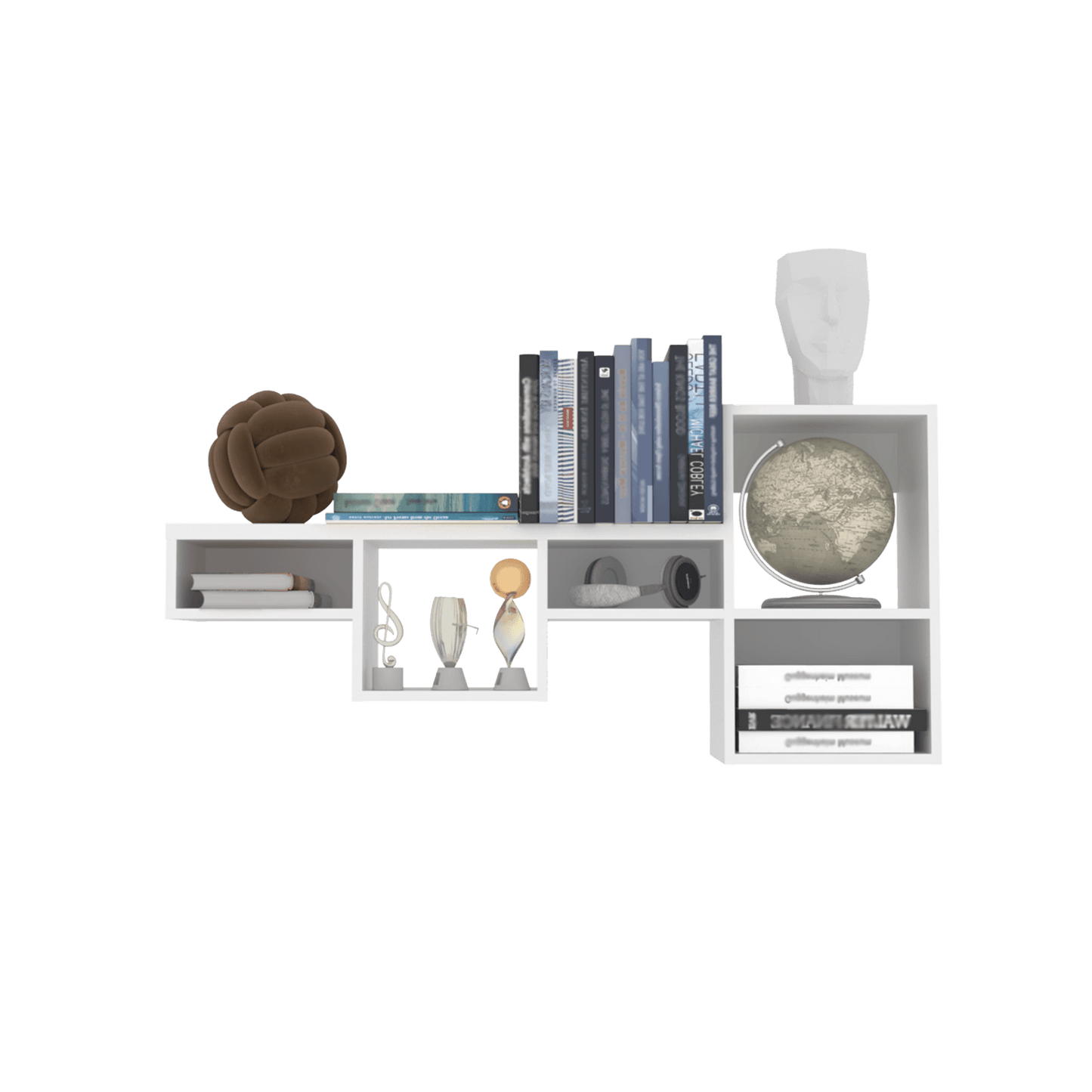 Repisa Wall 1A 56X120X25 Rta Blanco Zf