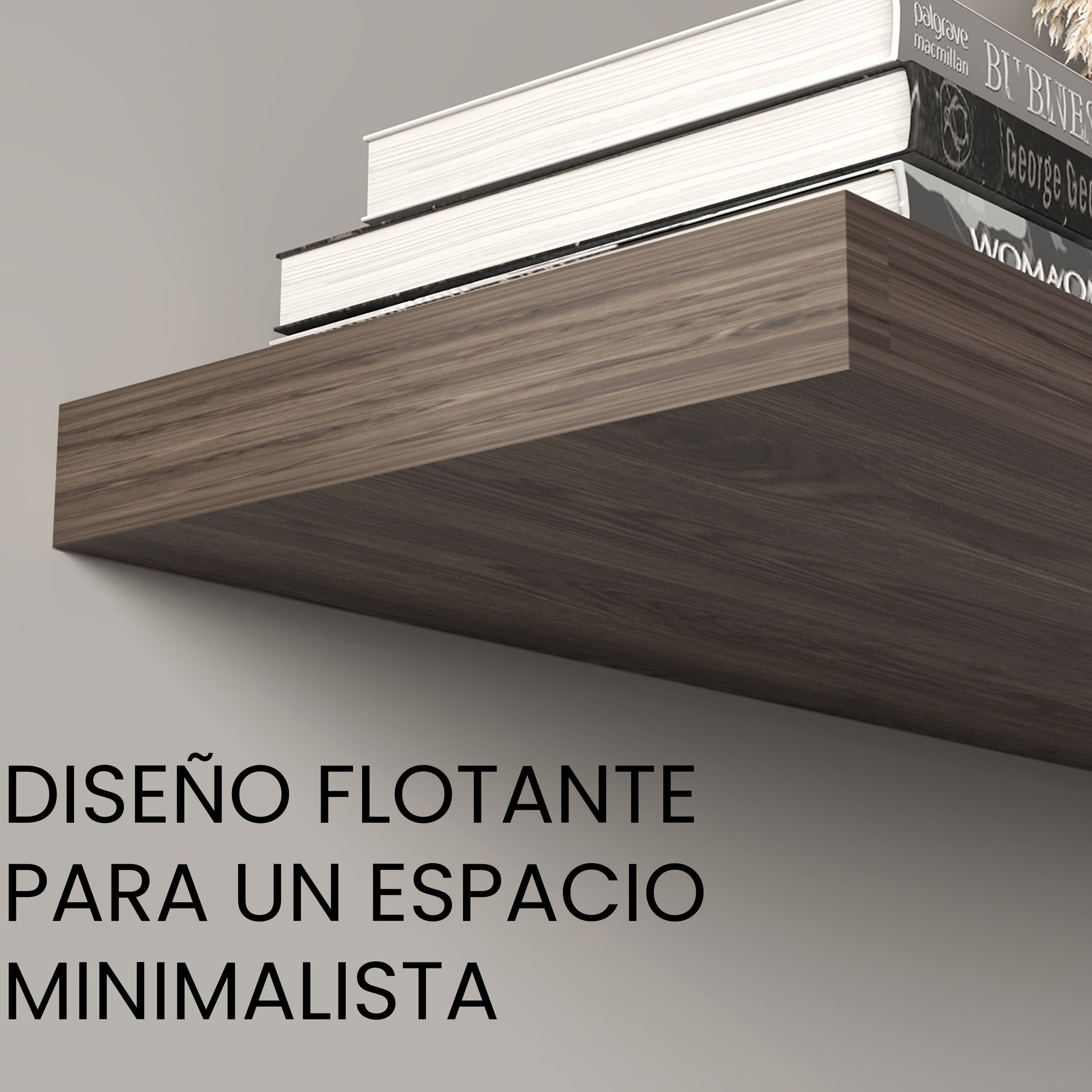 Repisa Flotante 80 X 25 Rta Coñac