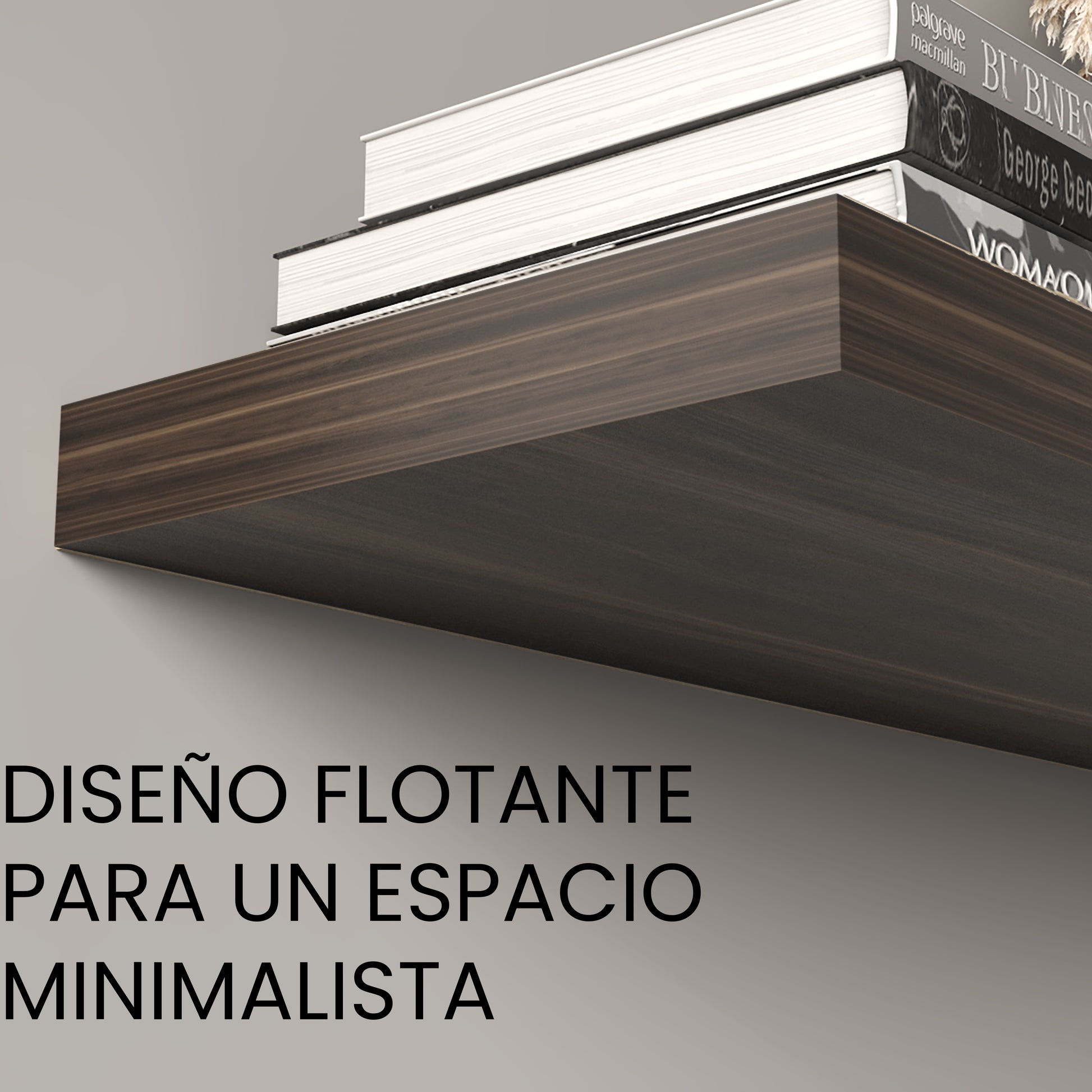 Repisa Flotante 80 X 25 Rta Habano
