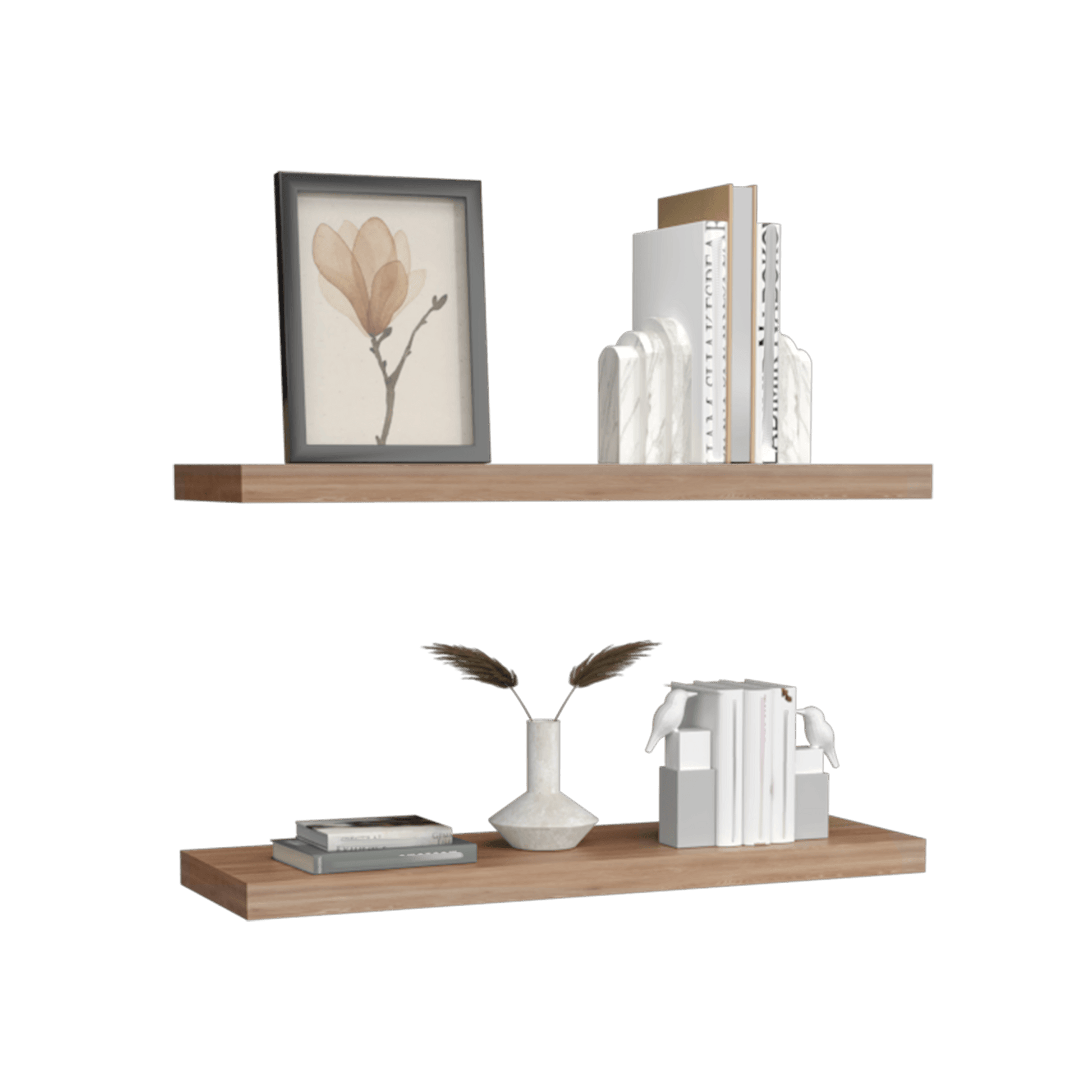 Repisa Flotante 3X80X24 Rta Miel Zf