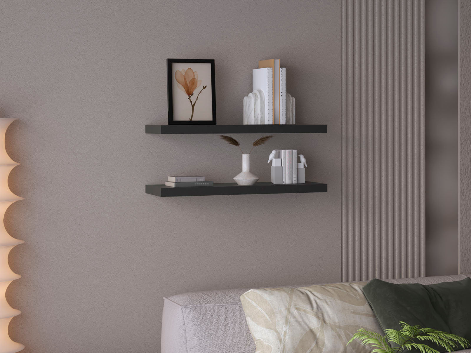 Repisa Flotante 3X80X24 Rta Wengue Zf