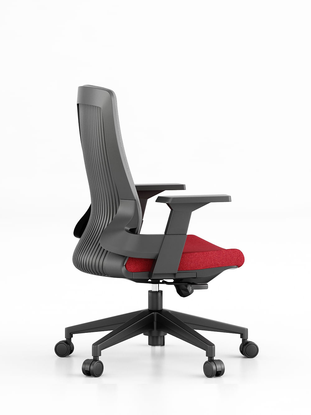 Silla Ejecutiva Chloe Negro Rojo