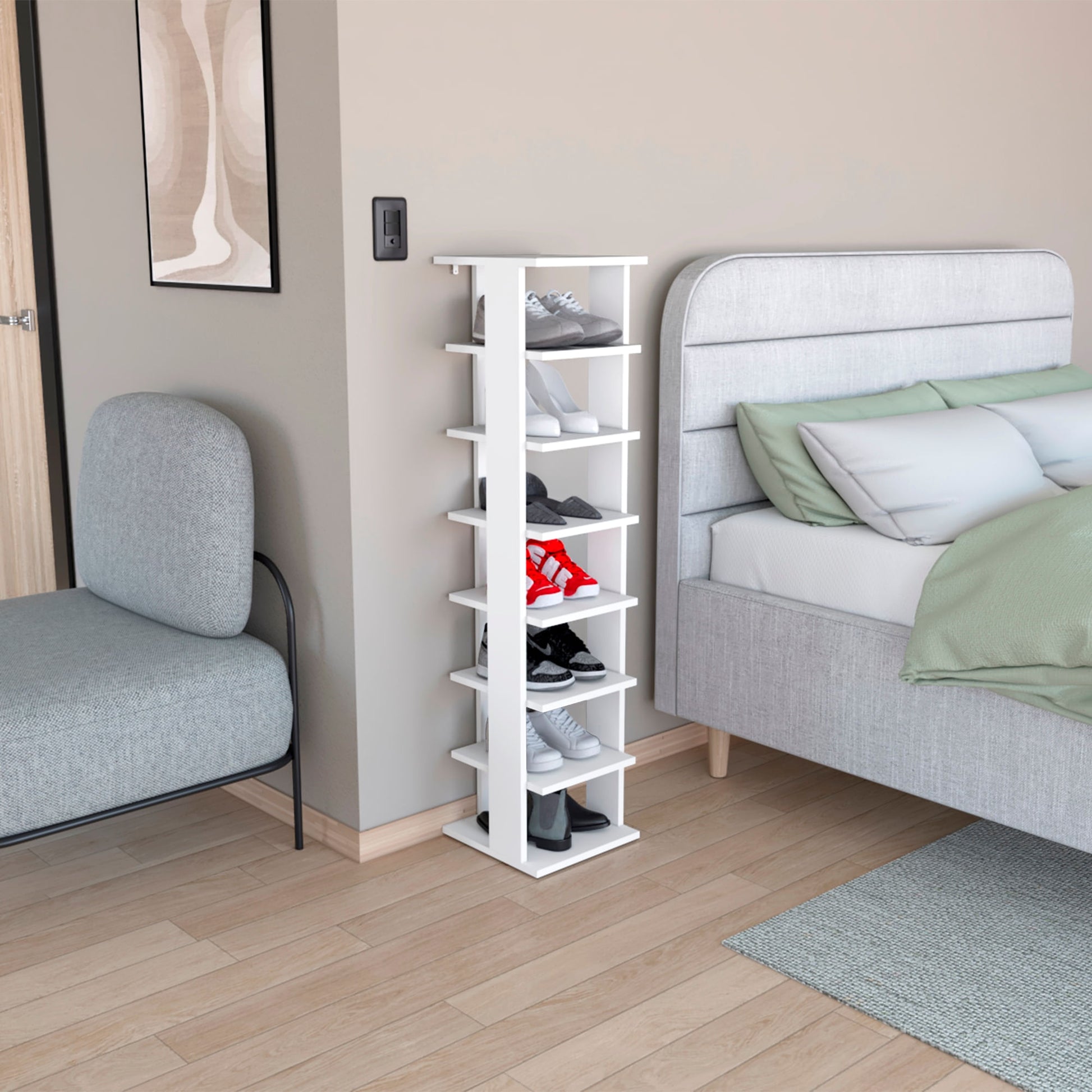 Zapatero Alto Basico Odesto 1223X30 Rta Blanco Zf