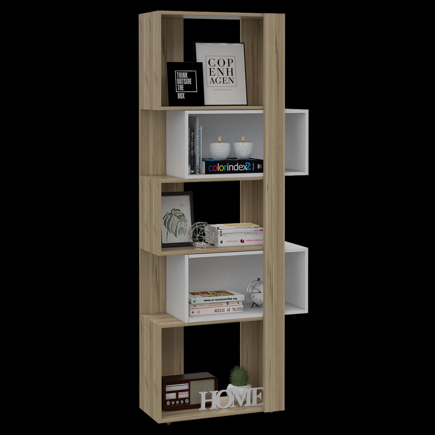 Biblioteca Acacia Rta Duna + Blanco