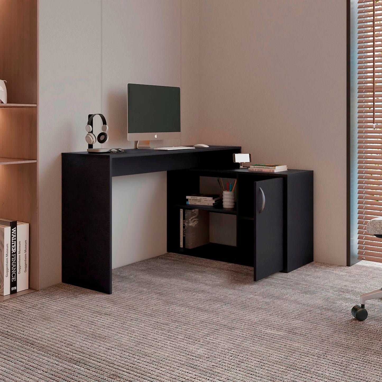 Escritorio Axis Eco 71X125X90 Rta Wengue