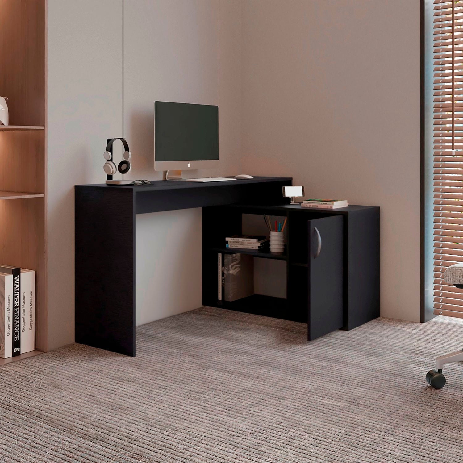 Escritorio Axis Eco 71X125X90 Rta Wengue