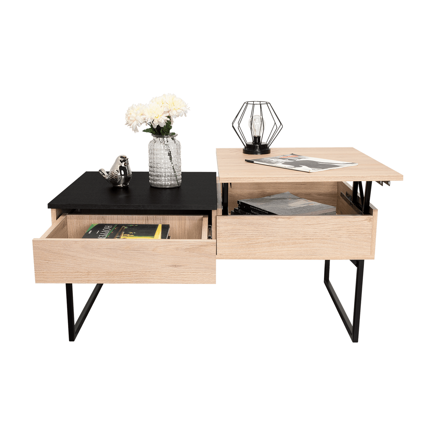 Mesa De Centro Funcional 5G-4 Rta Rovere Wengue