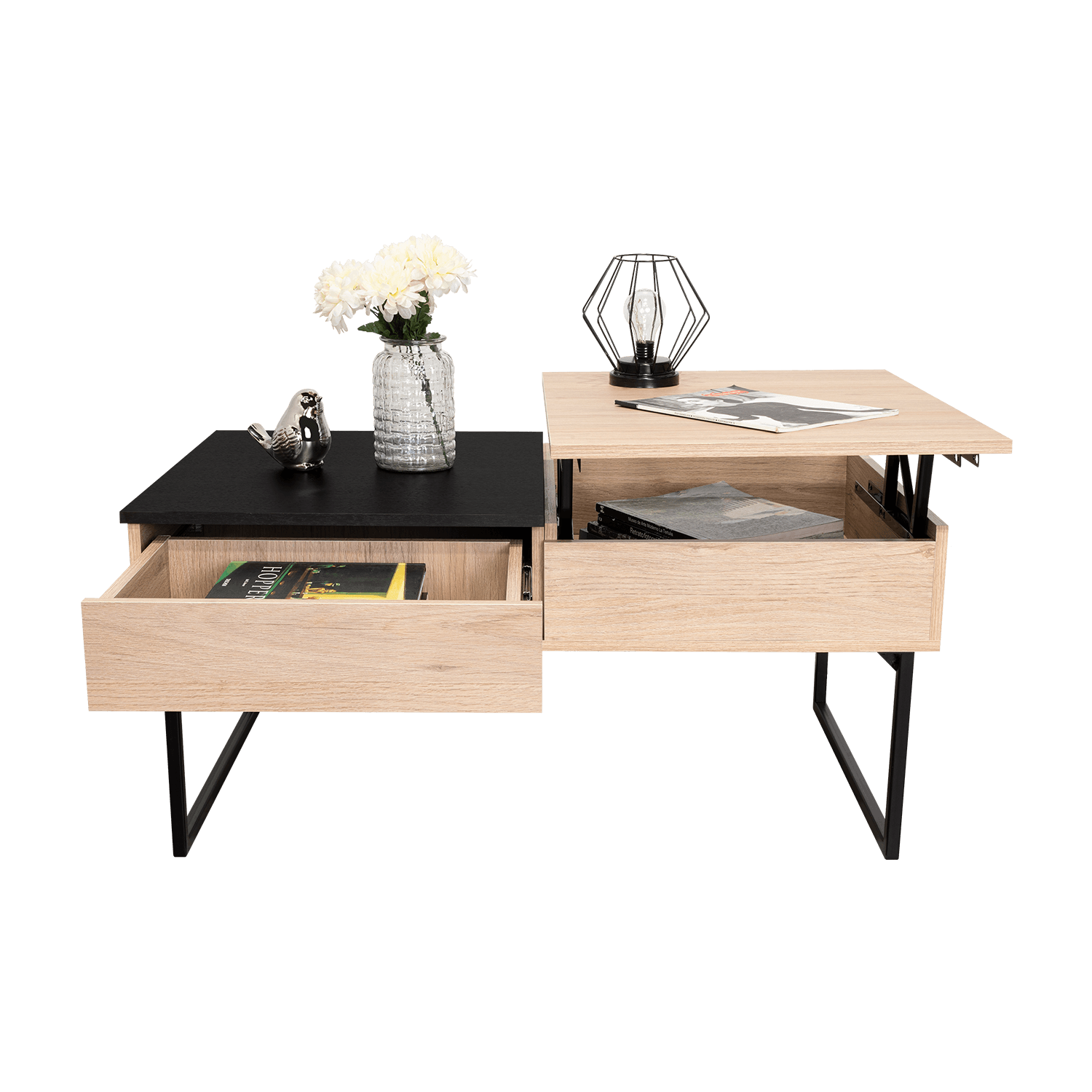 Mesa De Centro Funcional 5G-4 Rta Rovere Wengue