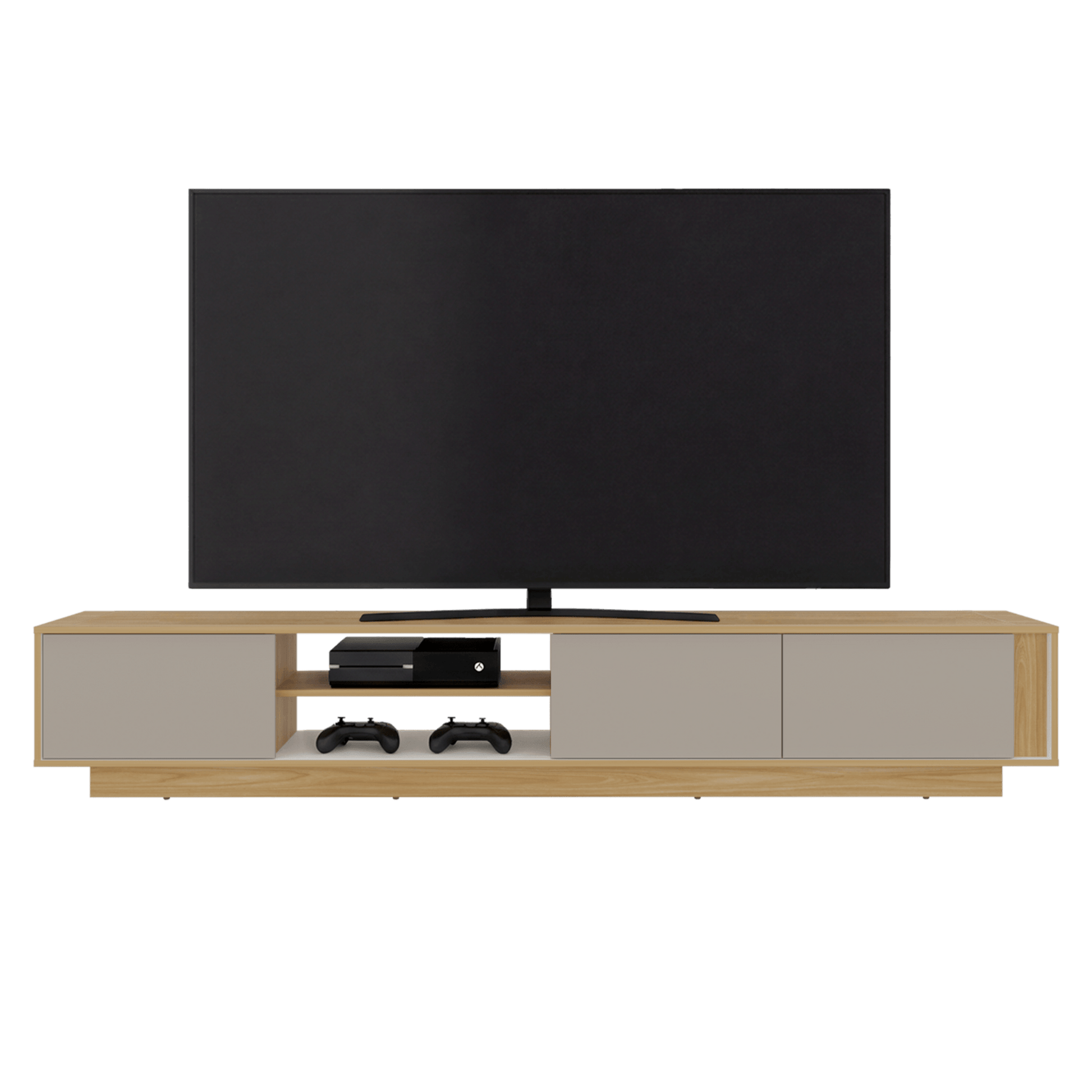 Rack Tv Maldivas 40X230X43 Rta Fresno Eu Capri Blanco
