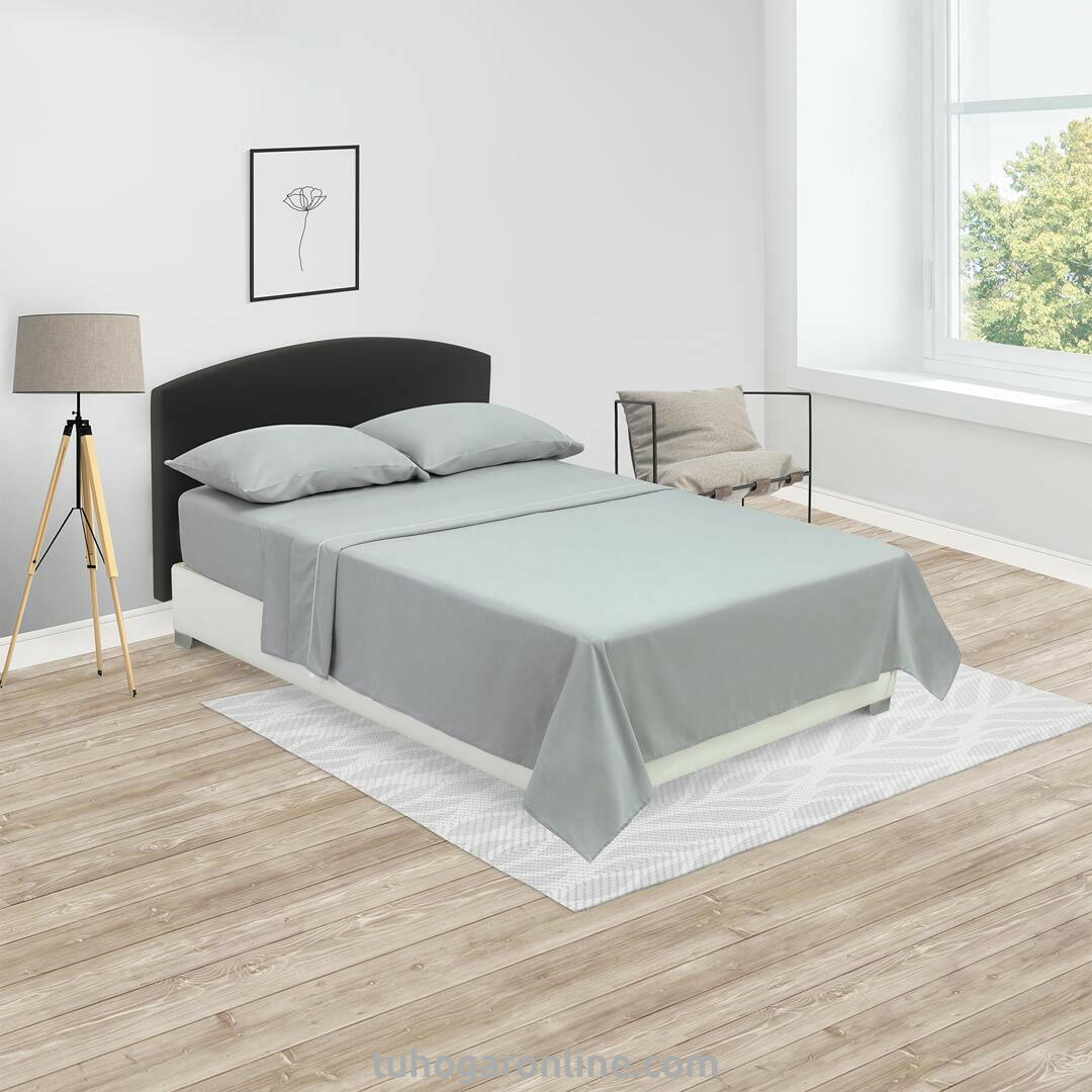 Juego De Sábanas Linea Básicos Gris