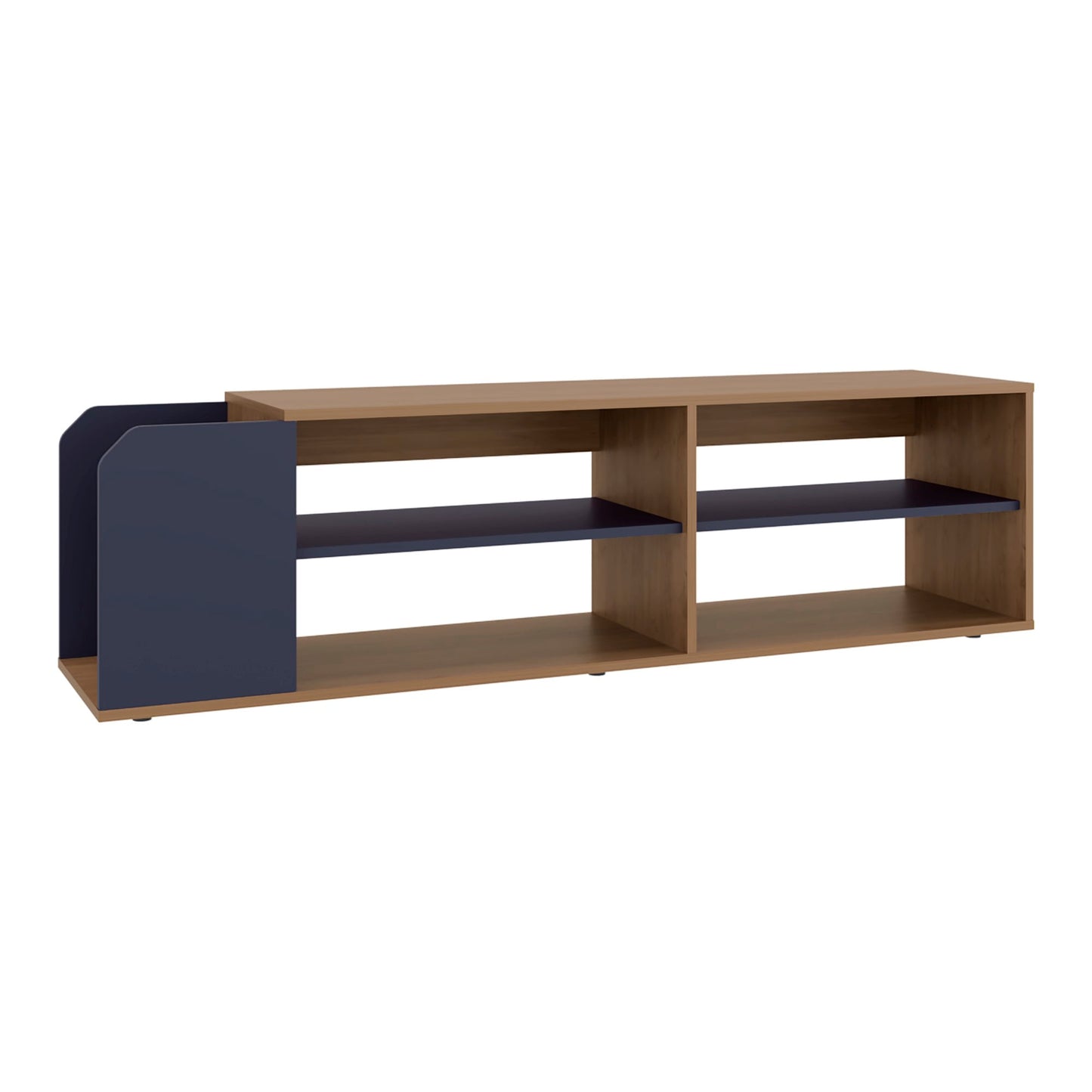 Rack Para Tv Solene 42X150X35 Rta Fresno Azul Zf