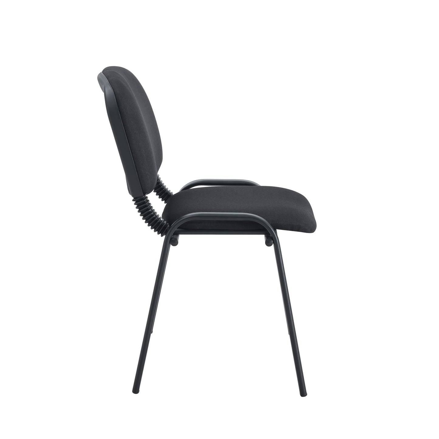 Set X5 Silla Interlocutura Sin Brazo Paño Bm-1122 77X54X59 Rta Negro