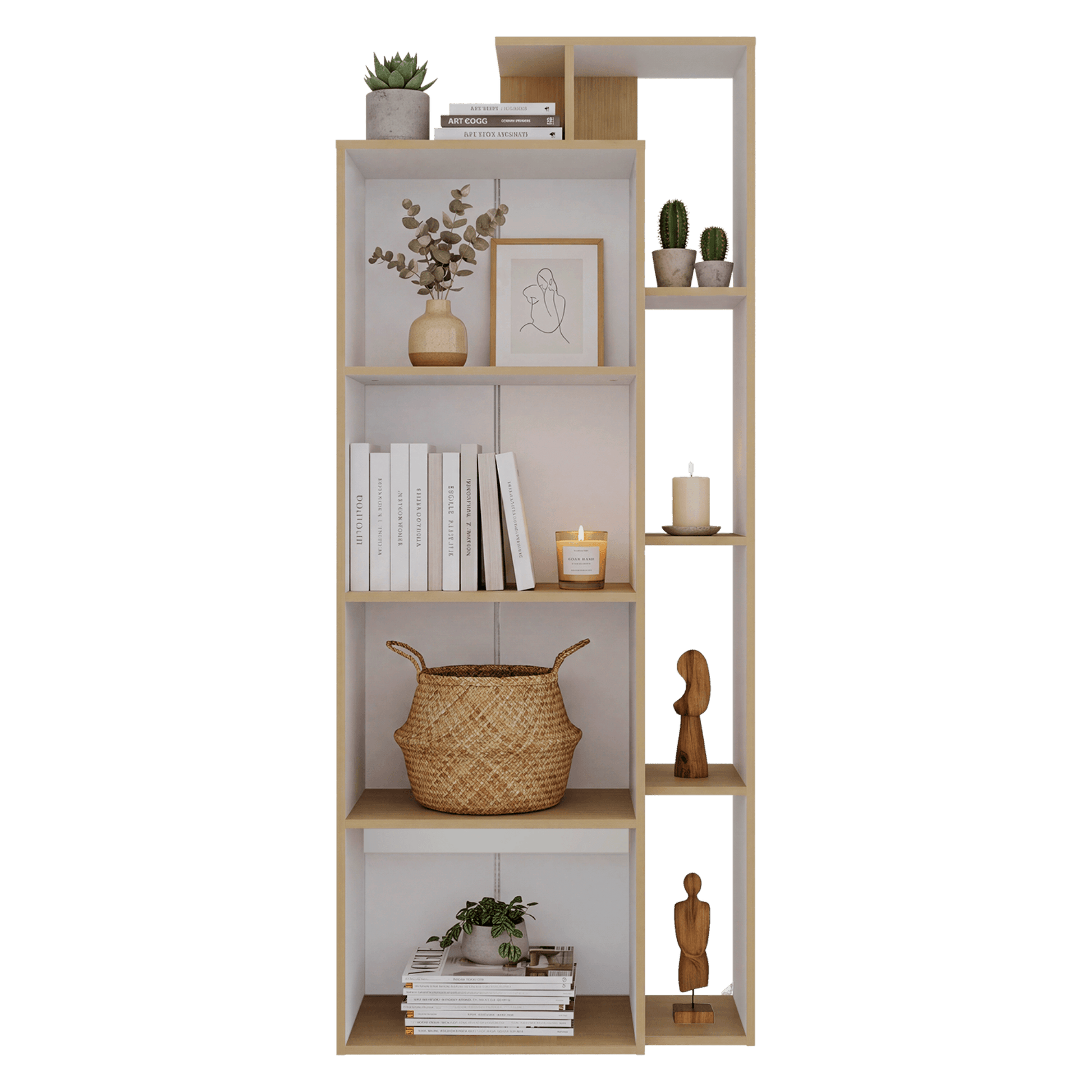 Biblioteca Sully 173X71X30 Rta Cartagena Blanco