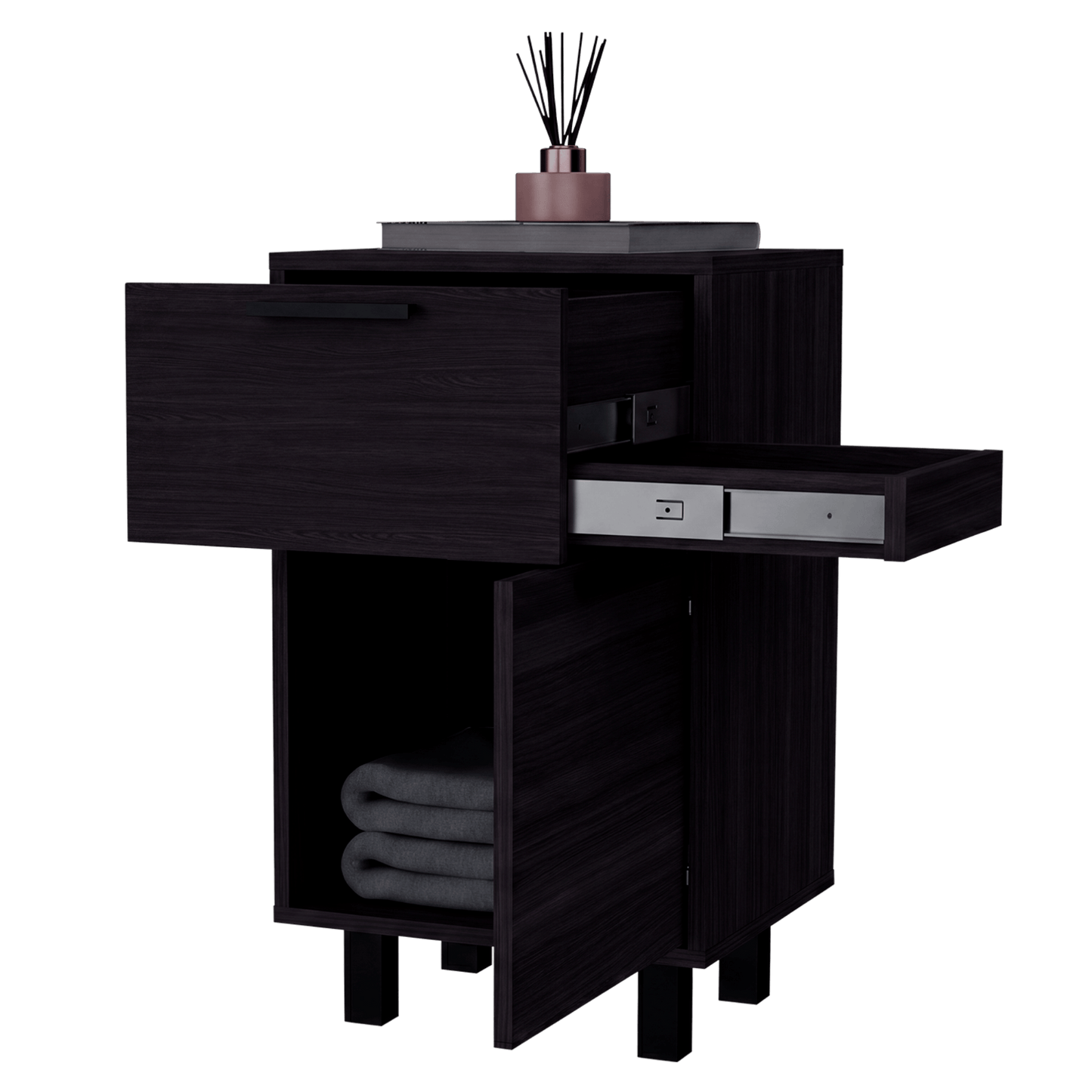 Mesa De Noche Secret 81 Z 70X41X36 Rta Kronos Wengue Zf