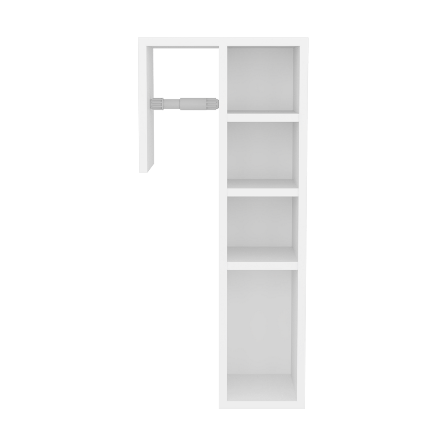Gabinete Para Papel Higienico Toilet 70X31X17 Rta Blanco Zf