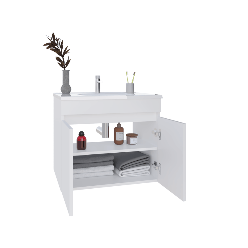 Mueble De Baño Chaux 60 50X59X44 Rta Blanco Mqz Zf