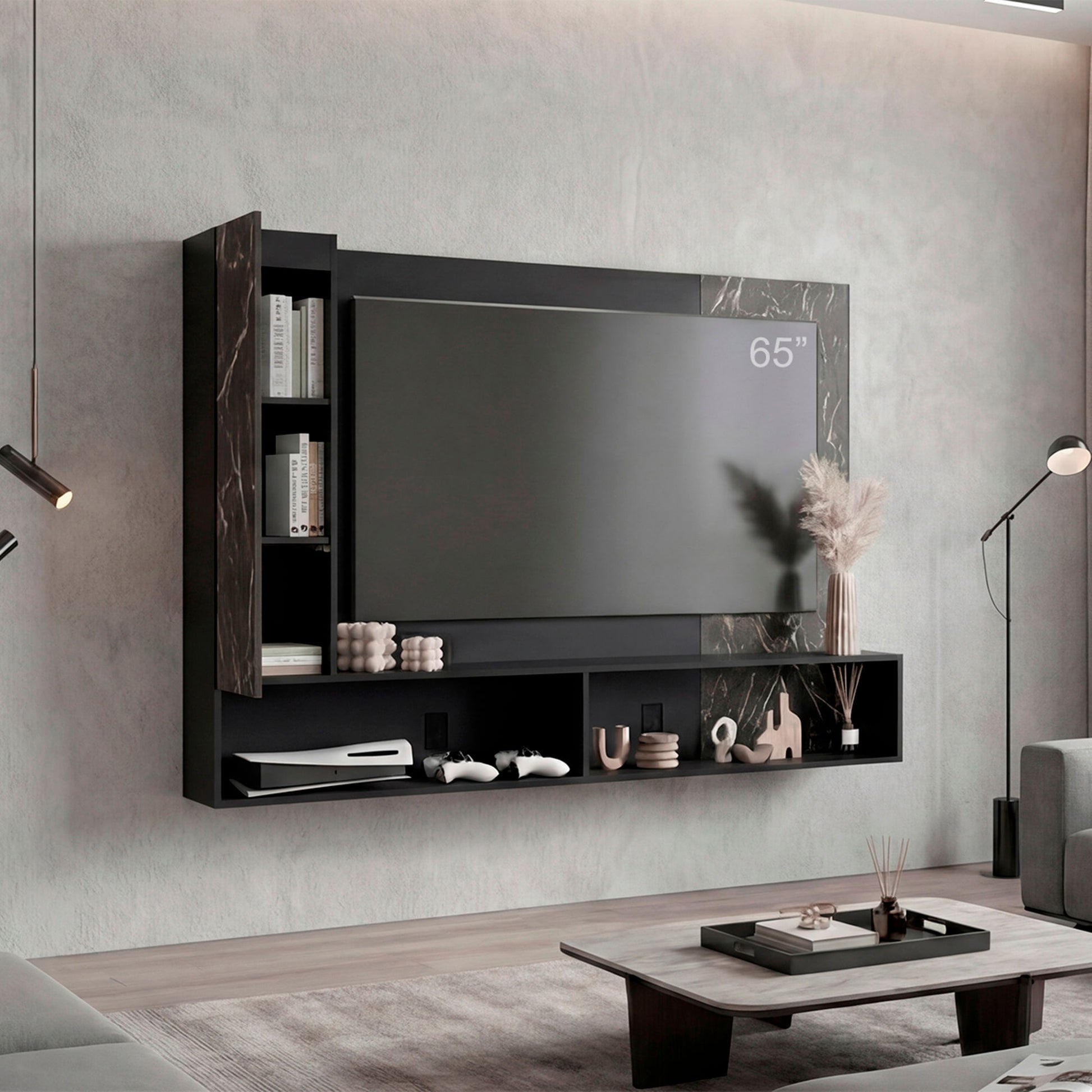 Panel Tv 65 Beta 128X185X29 Rta Wengue Mamba